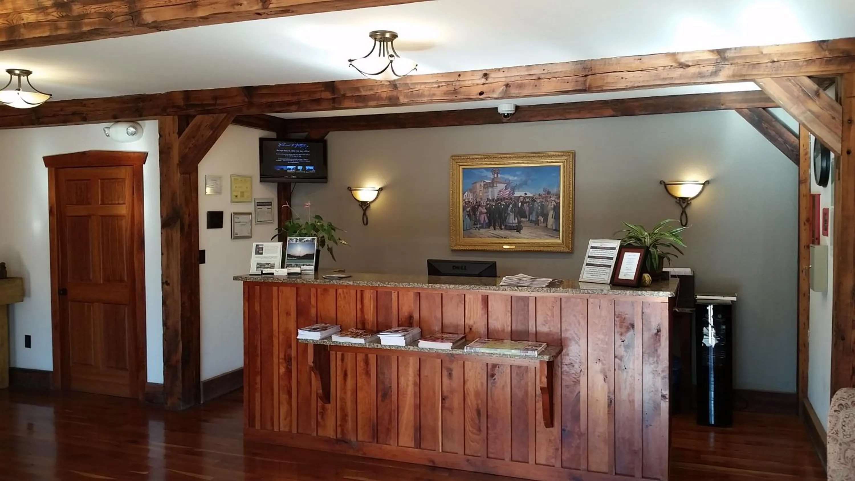 Lobby or reception in The Lodges at Gettysburg