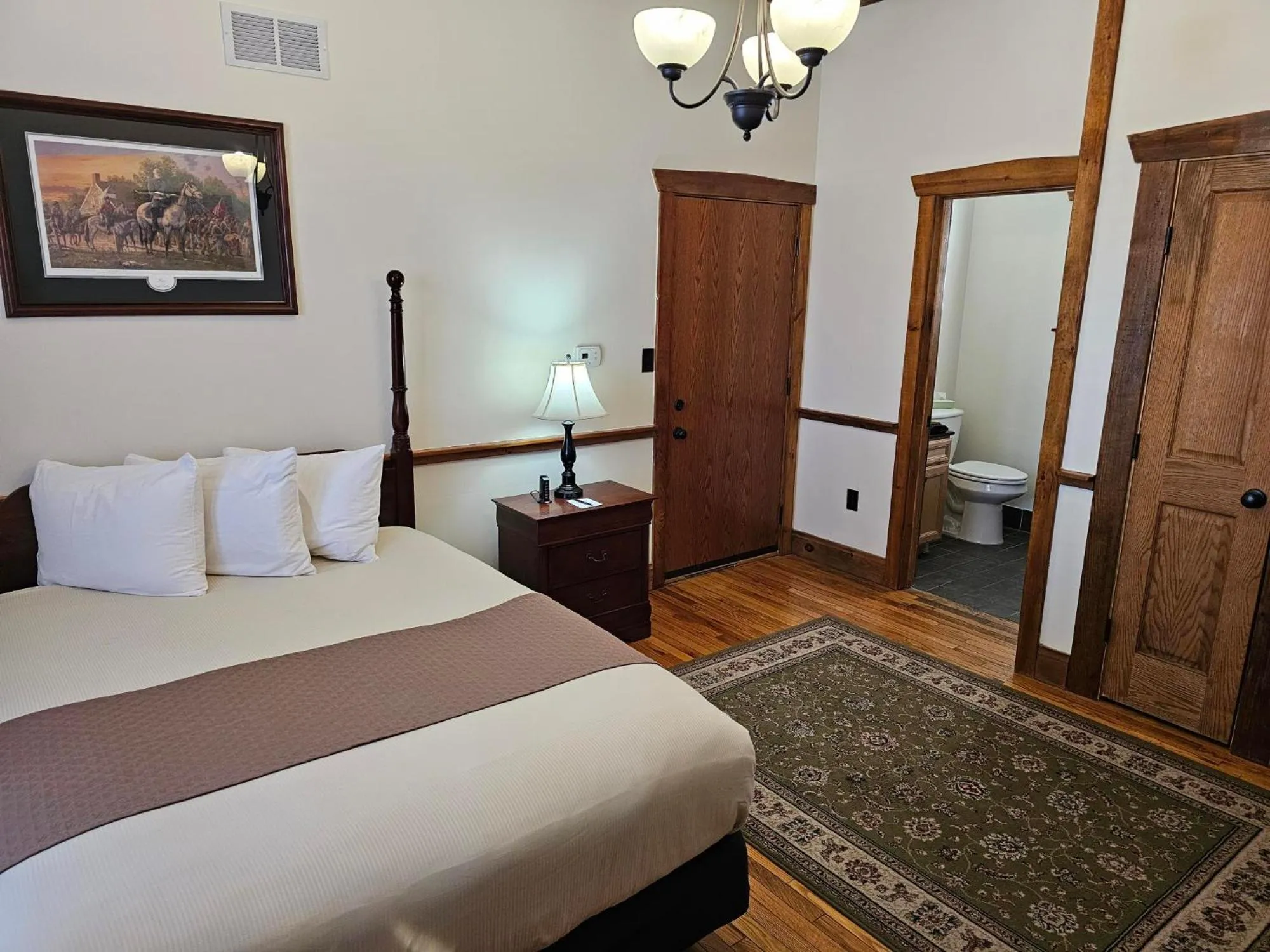 Bed in The Lodges at Gettysburg