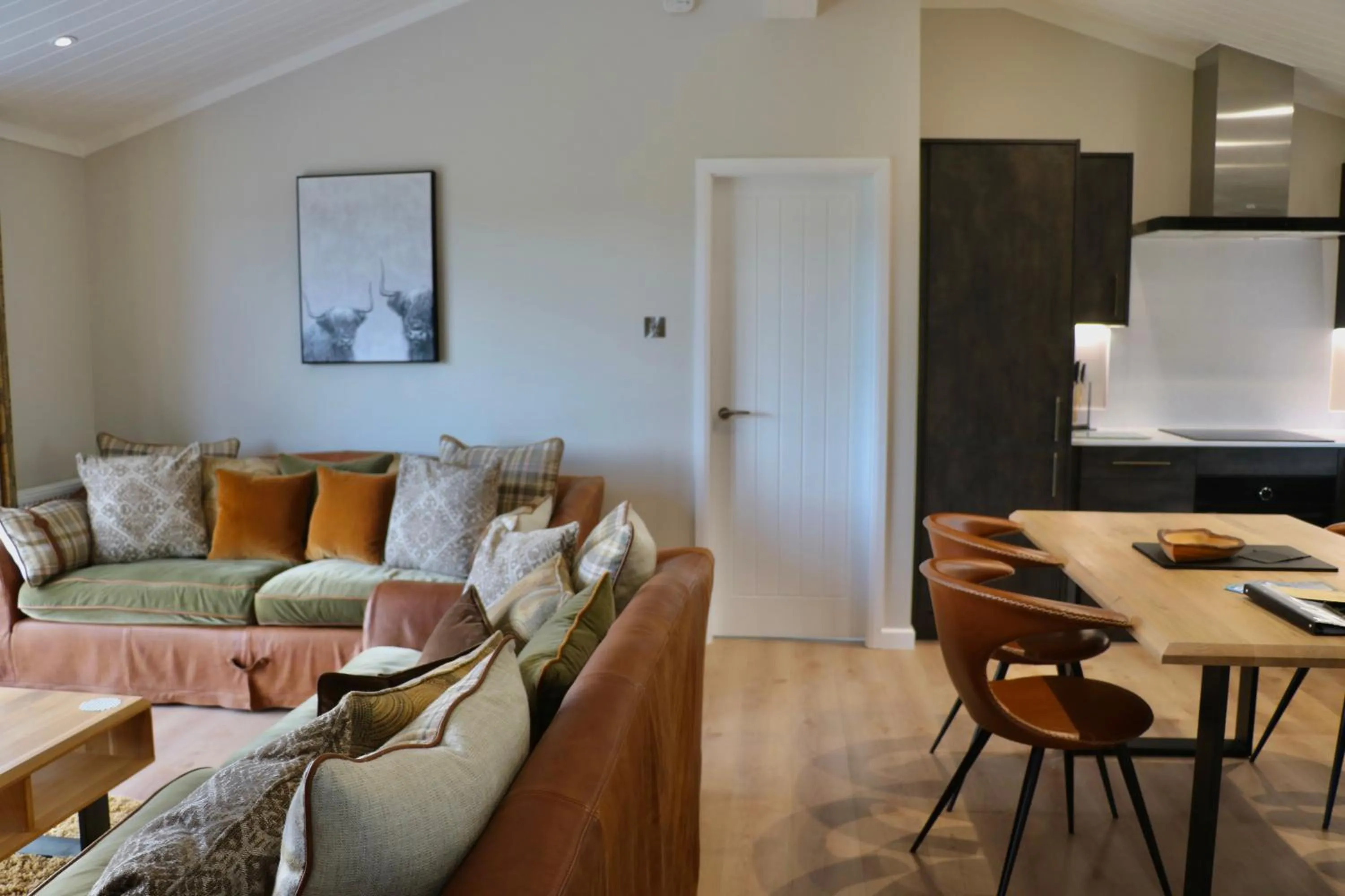 Seating area in Grange Farm Park