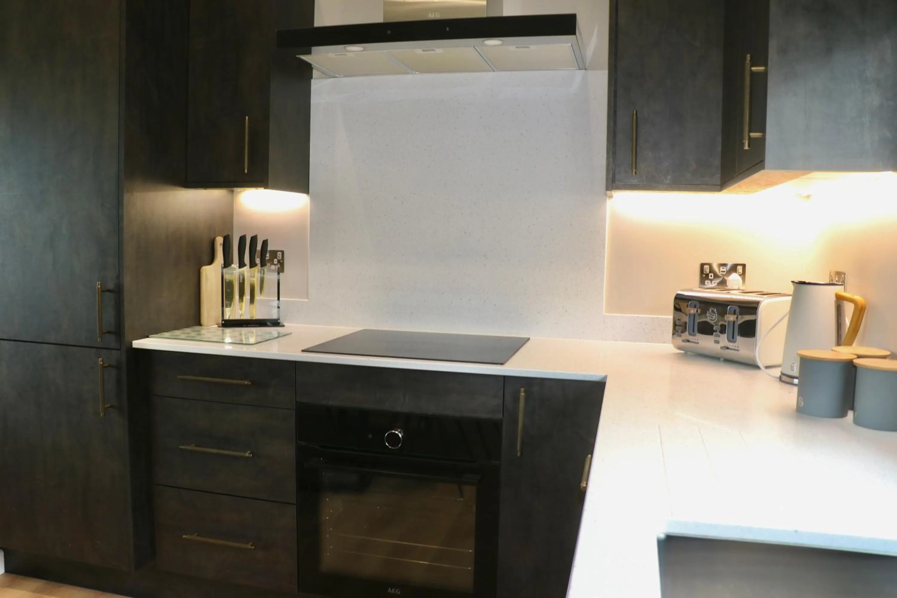 Kitchen or kitchenette in Grange Farm Park