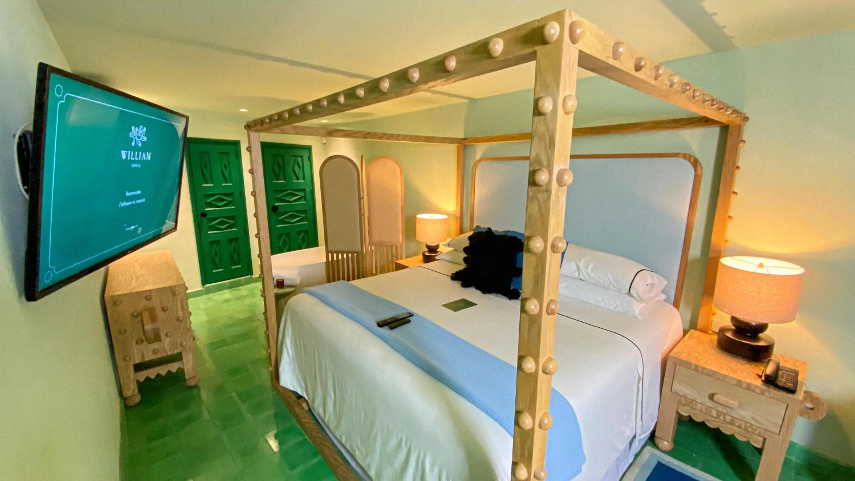 Bedroom, Bed in William Hotel Boutique De Diseño