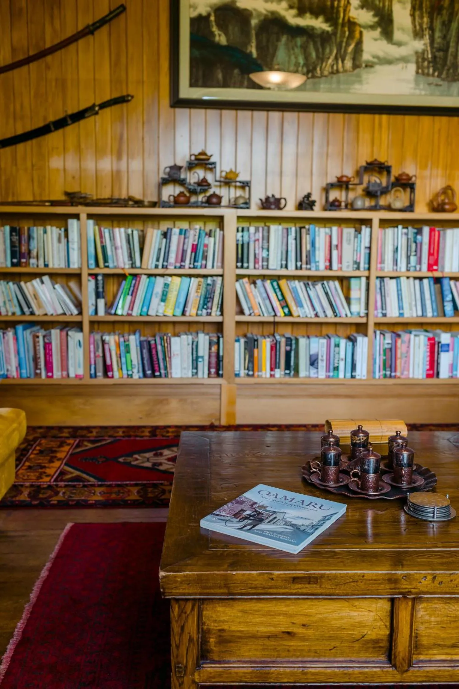 Communal lounge/ TV room in Pen-y-bryn Lodge