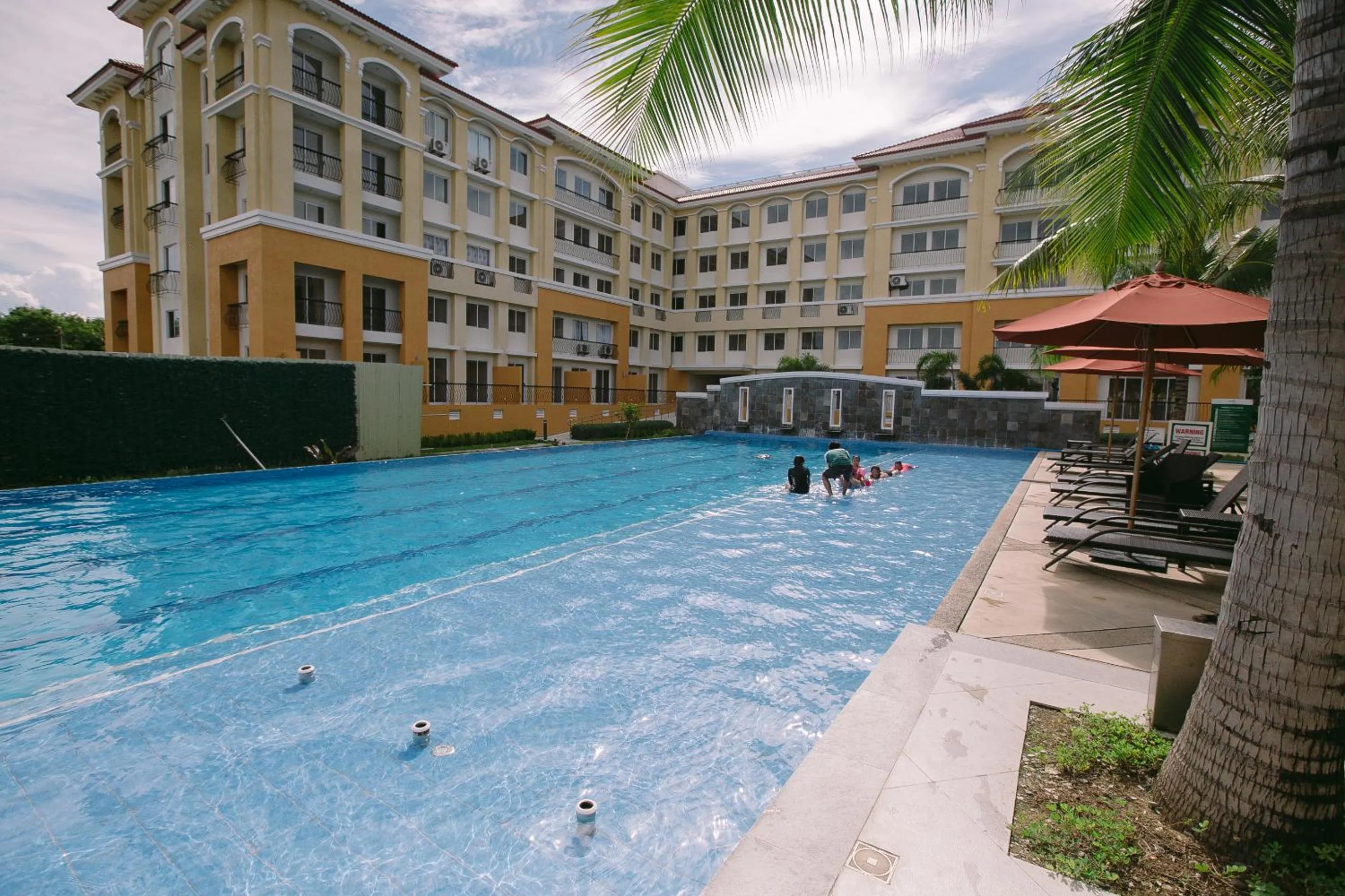 Pool view in Kara's Suite