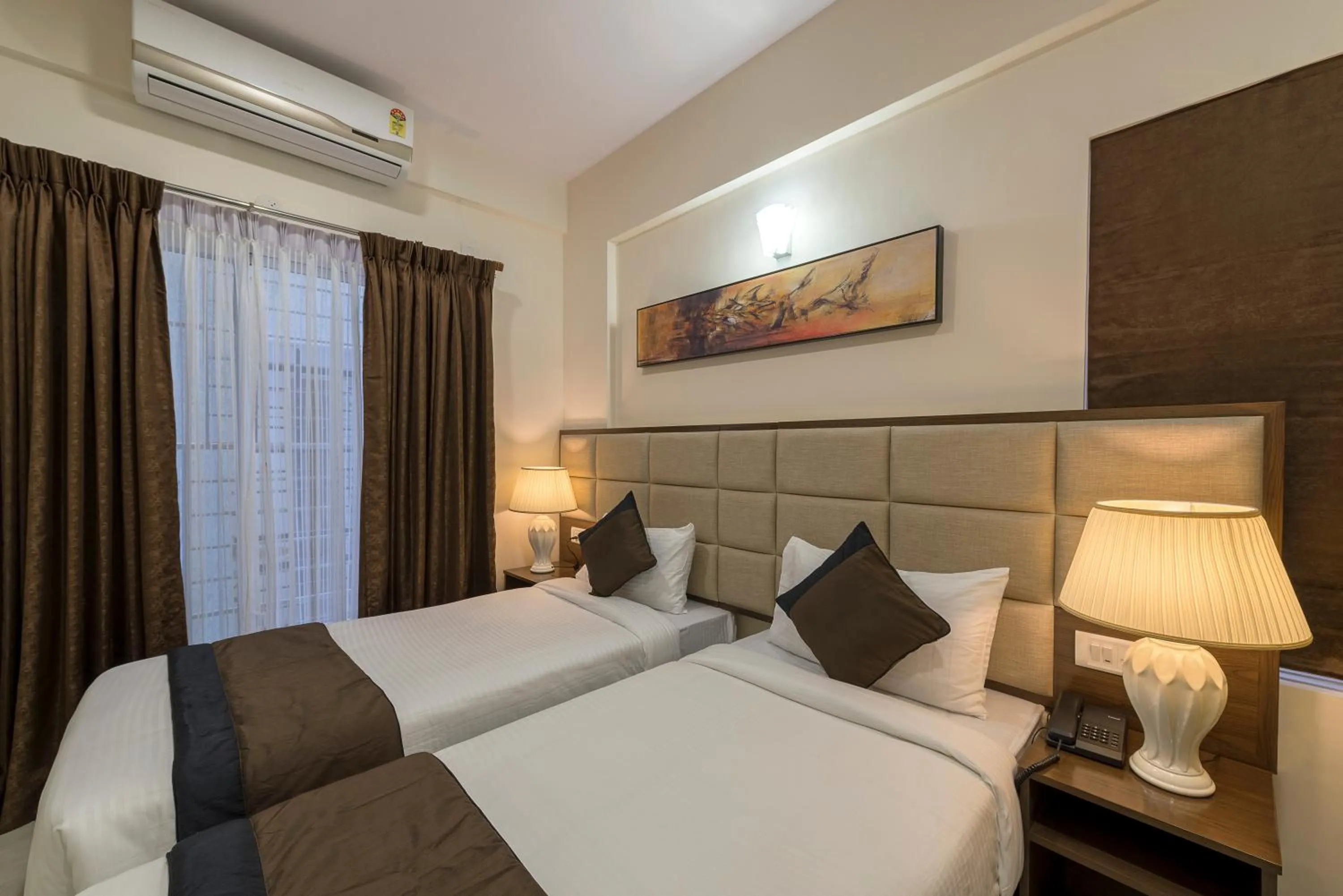 Photo of the whole room, Bed in Daffodil Delight - Manyata Tech Park