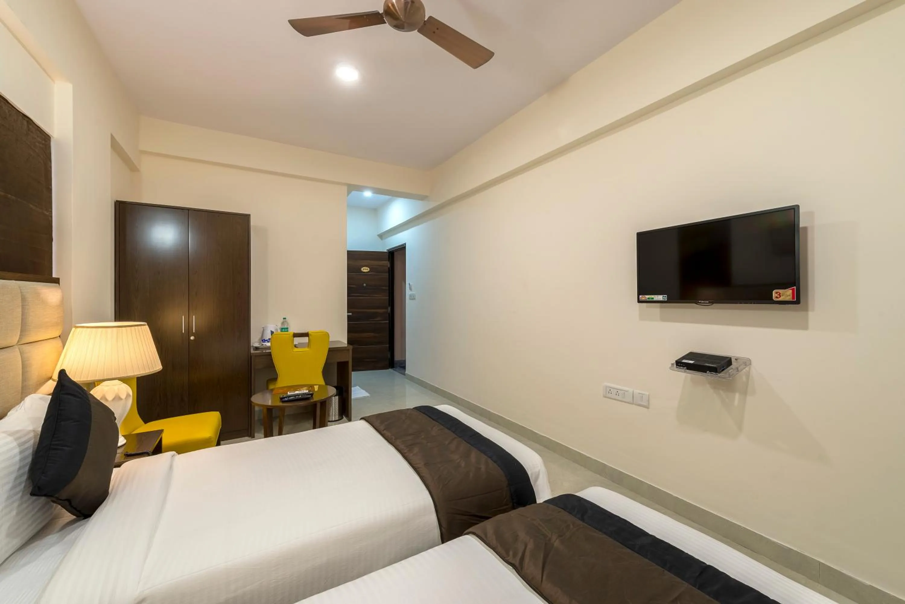 Photo of the whole room, Bed in Daffodil Delight - Manyata Tech Park
