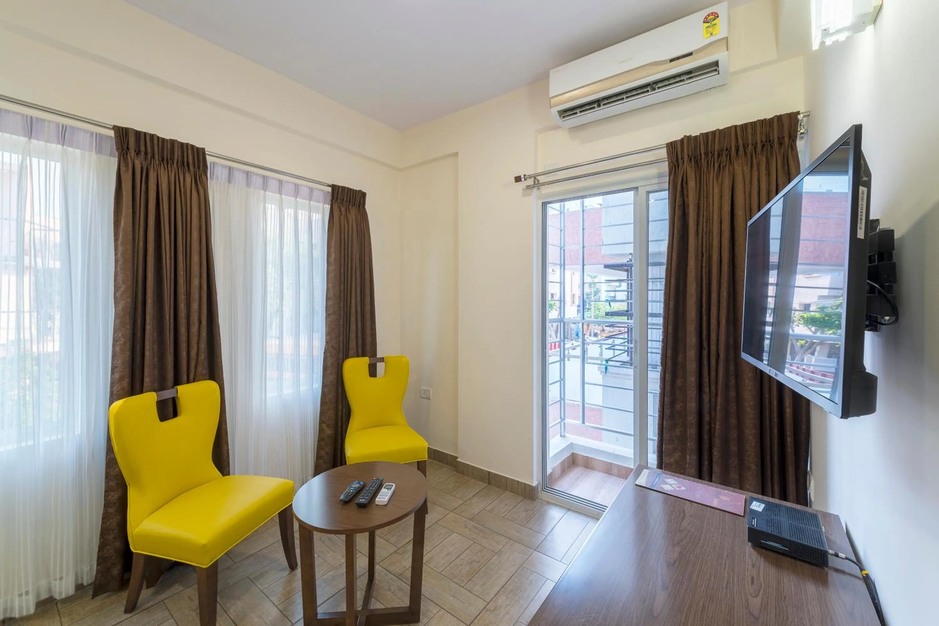 Seating area in Daffodil Delight - Manyata Tech Park