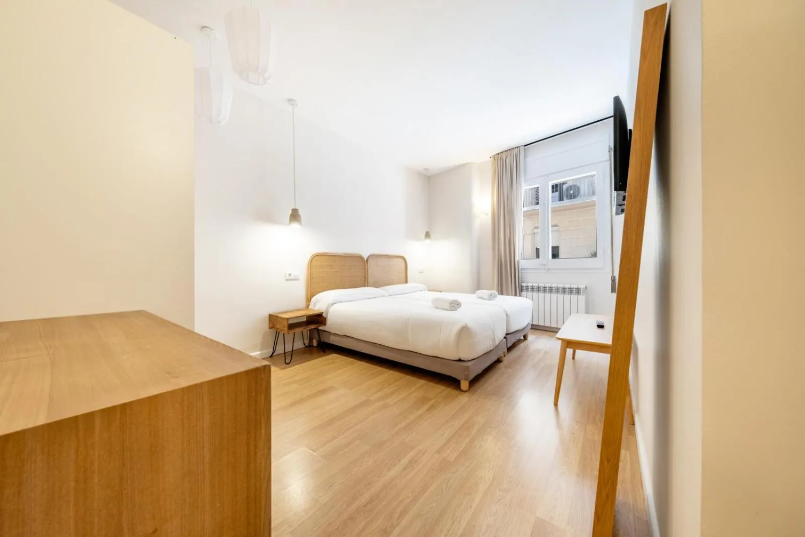 Bedroom, Bed in AinB Barcelona Sants Apartments