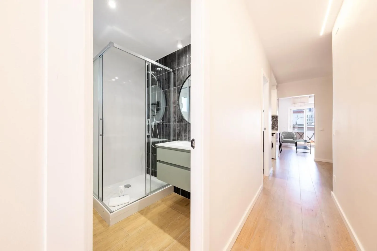 Bathroom in AinB Barcelona Sants Apartments