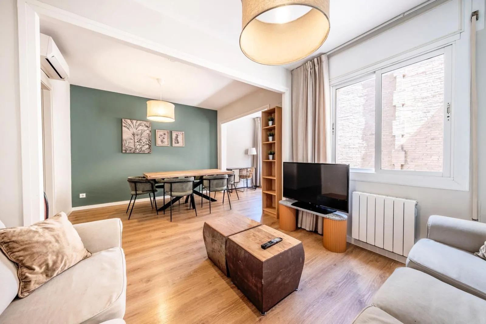 Living room in AinB Barcelona Sants Apartments
