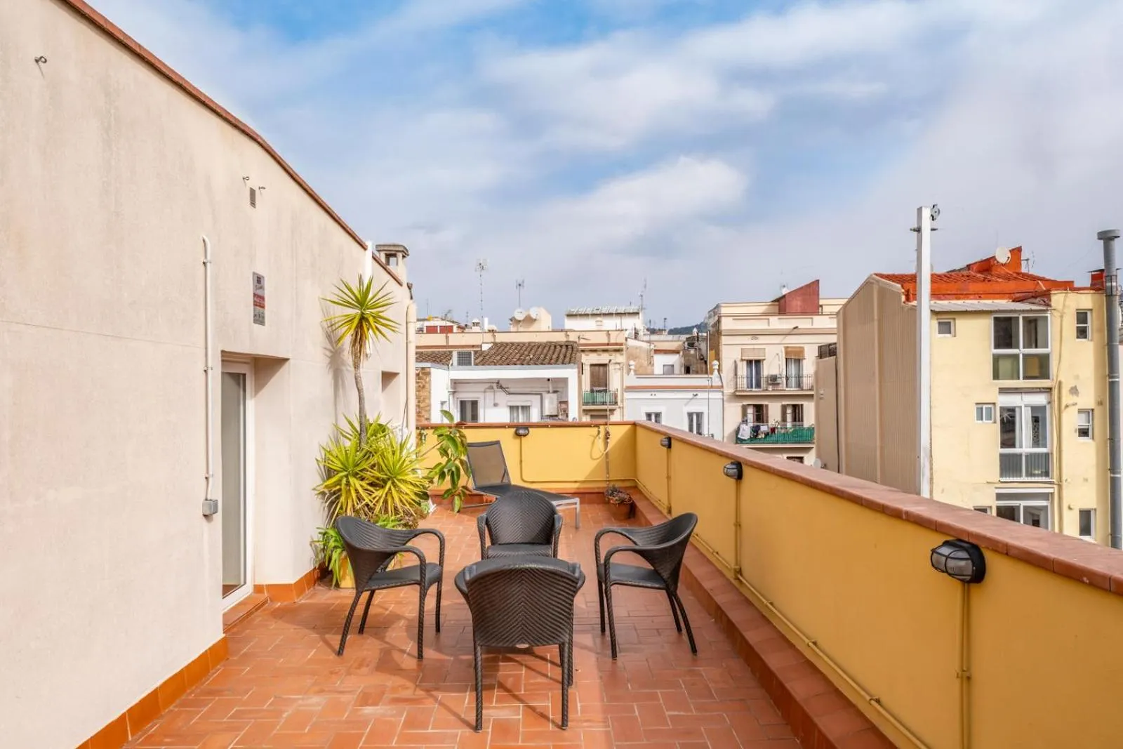 Balcony/Terrace in AinB Barcelona Sants Apartments
