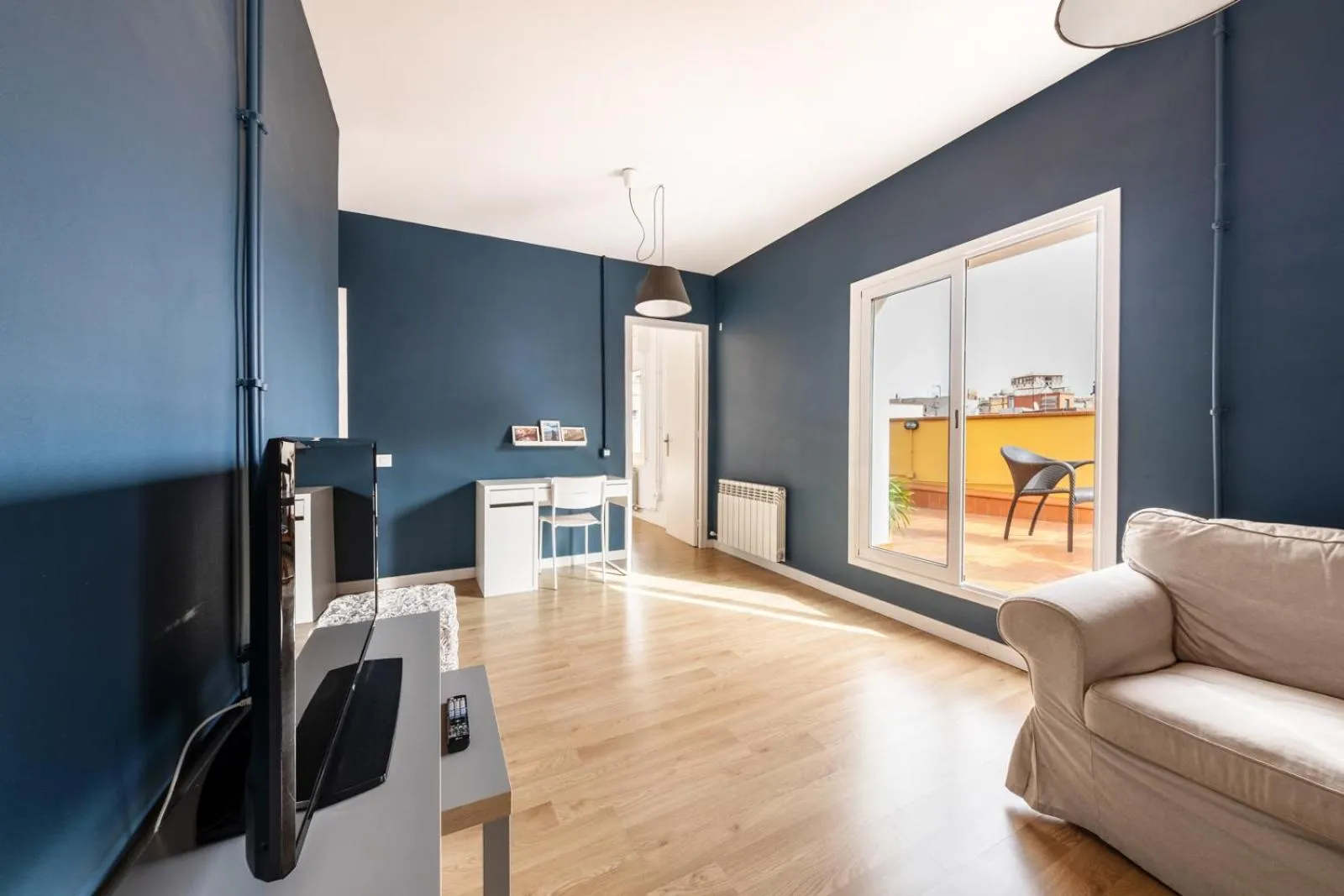 Living room in AinB Barcelona Sants Apartments