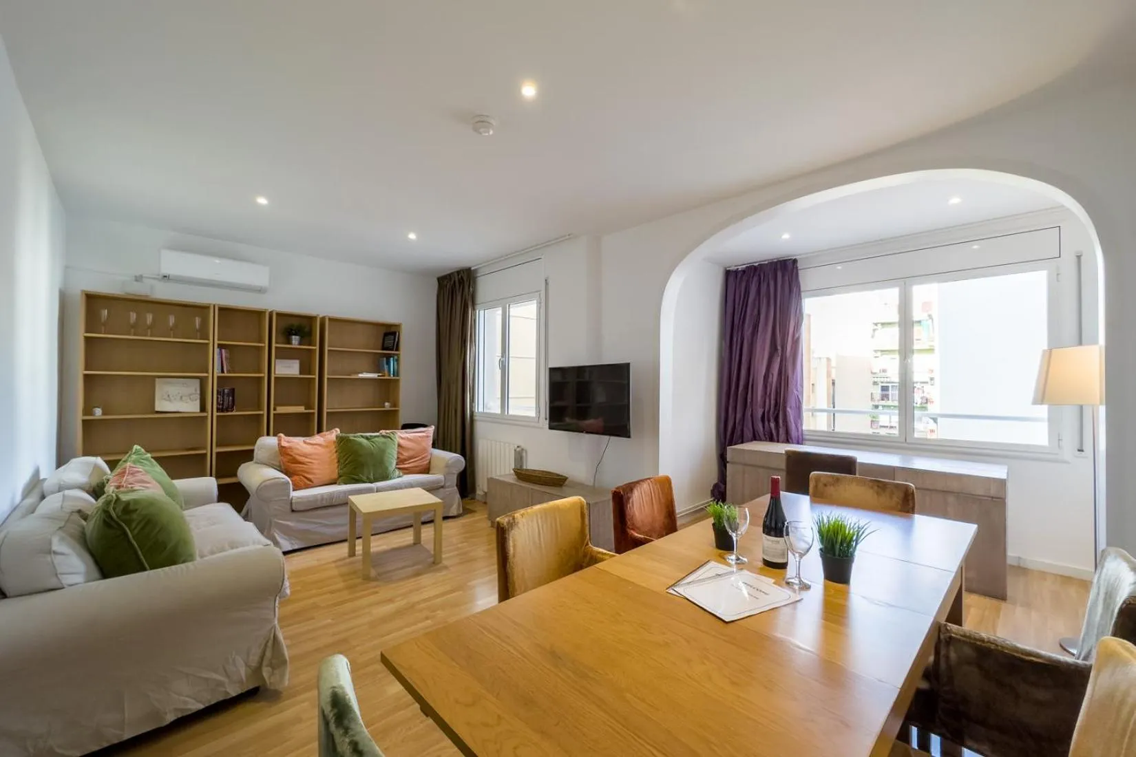 Living room in AinB Barcelona Sants Apartments