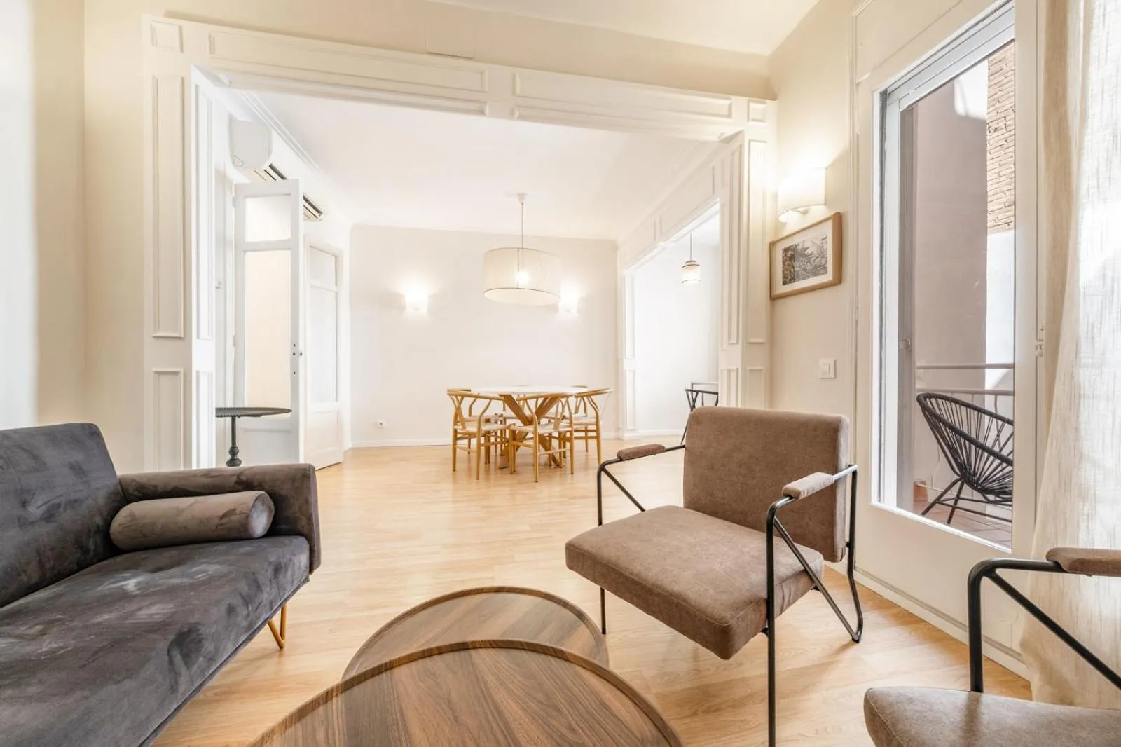 Living room in AinB Barcelona Sants Apartments