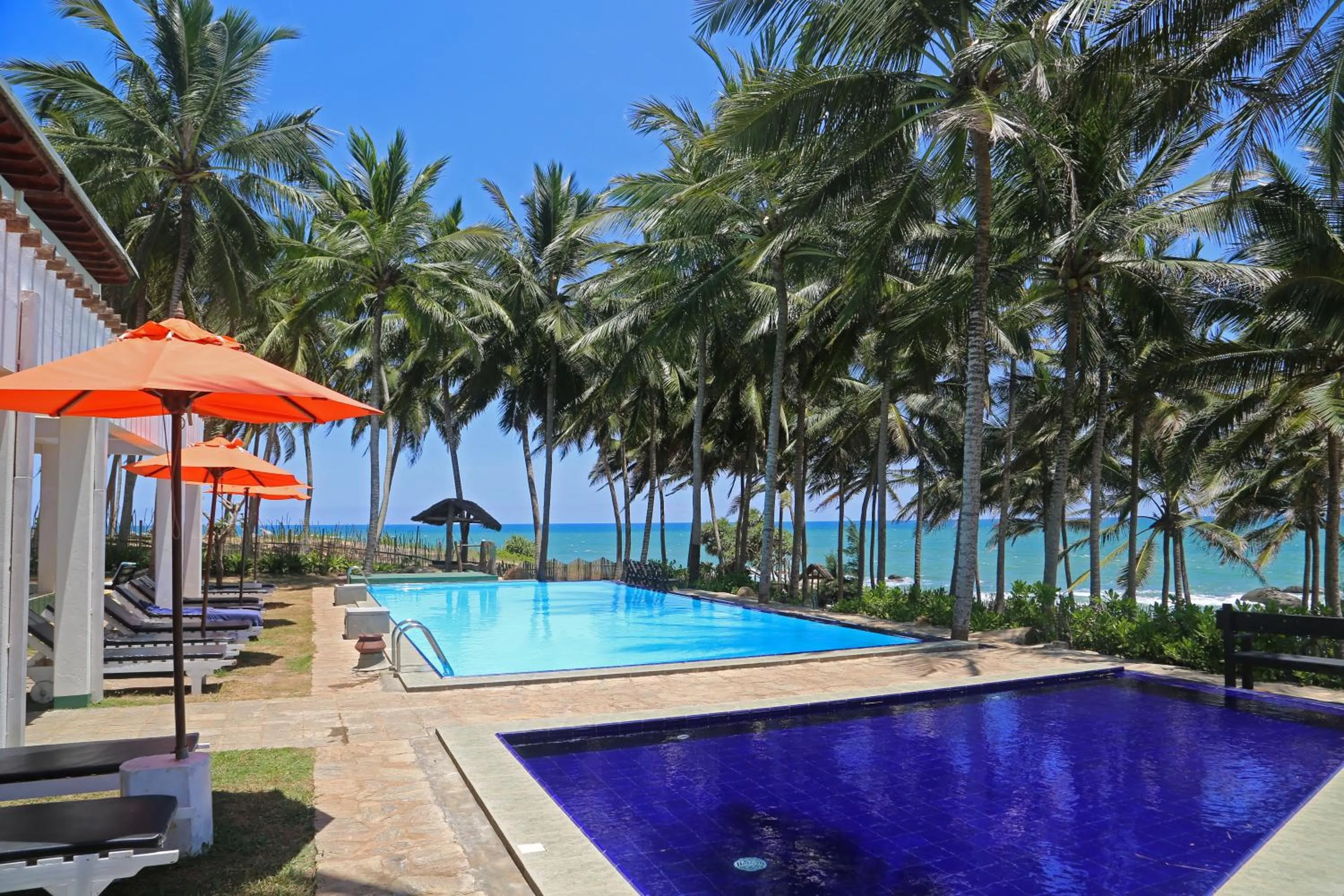 Pool view in Turtle Bay Boutique Hotel