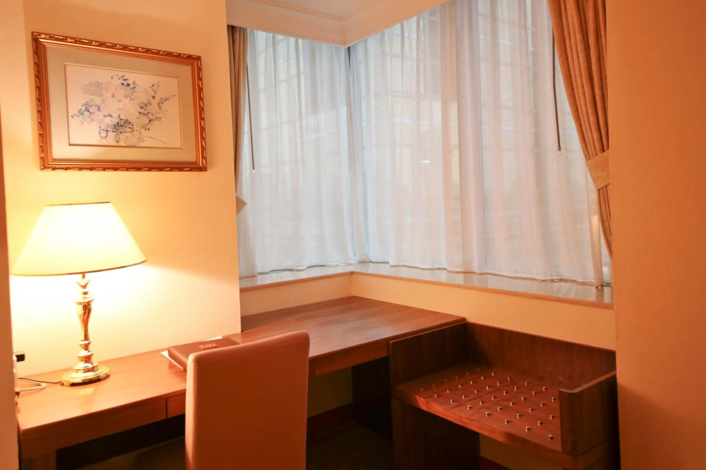 Seating area in China Mayors Plaza