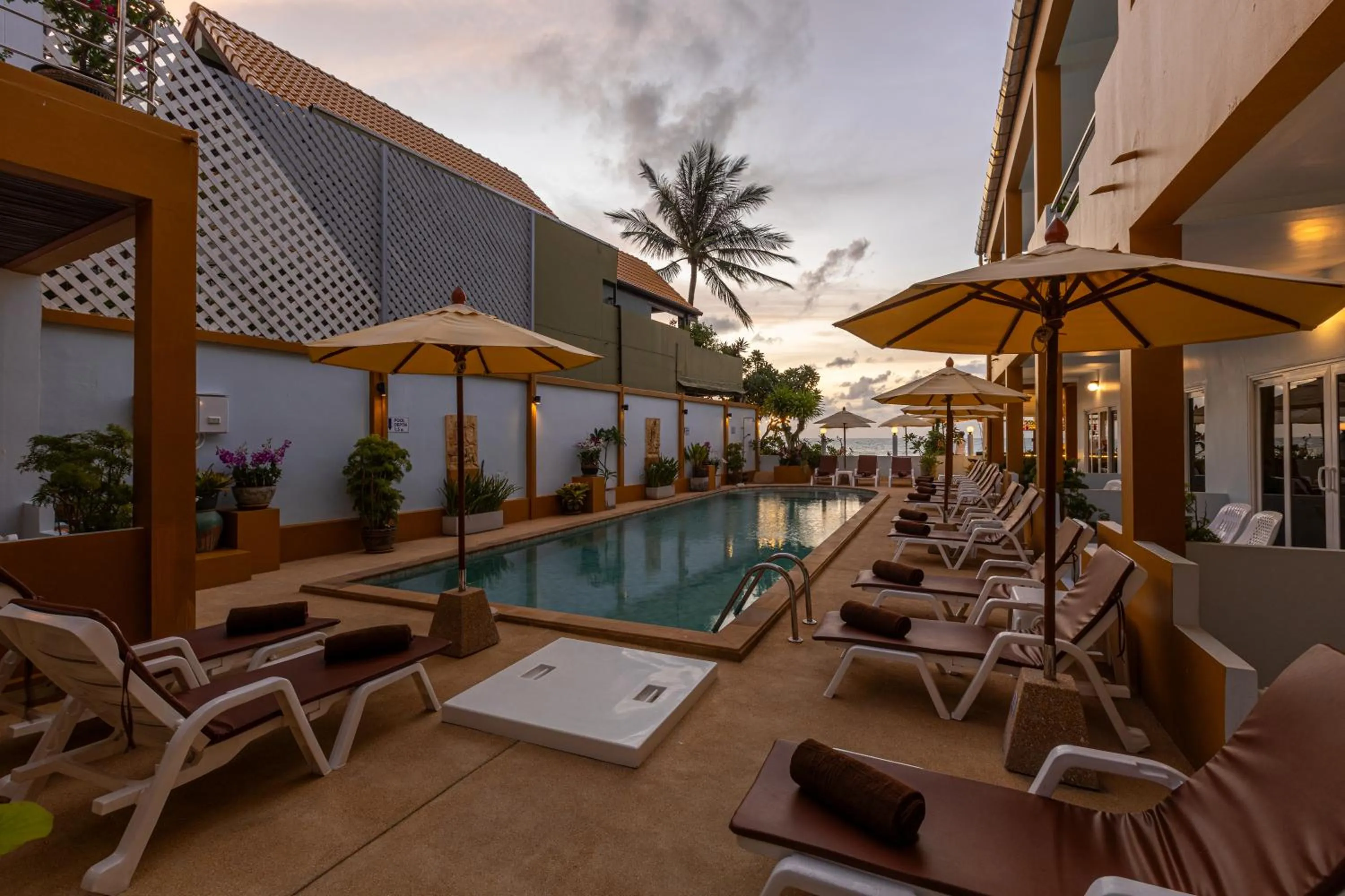 Pool view in Kamala Dreams