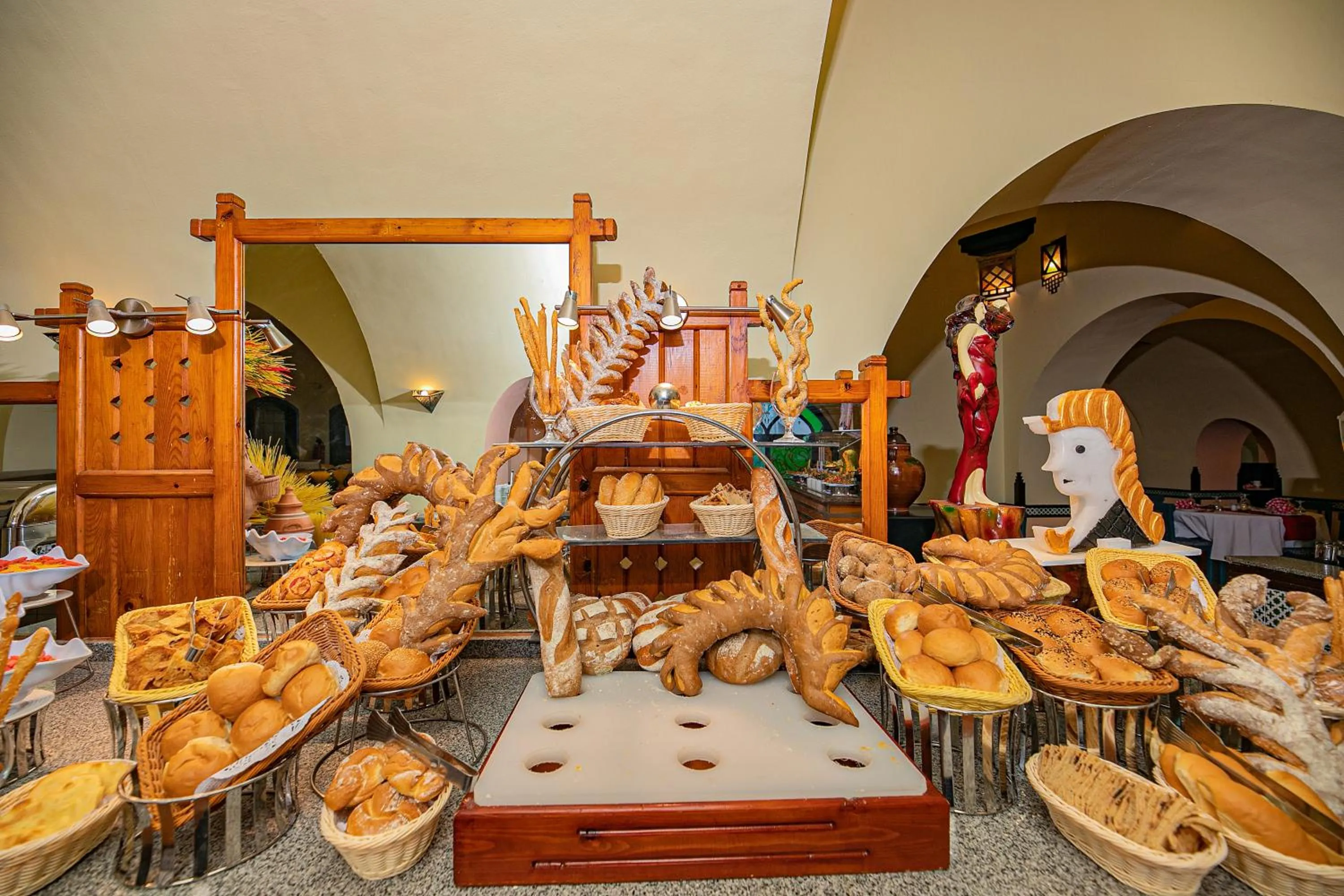 Buffet breakfast in Arabella Azur Resort