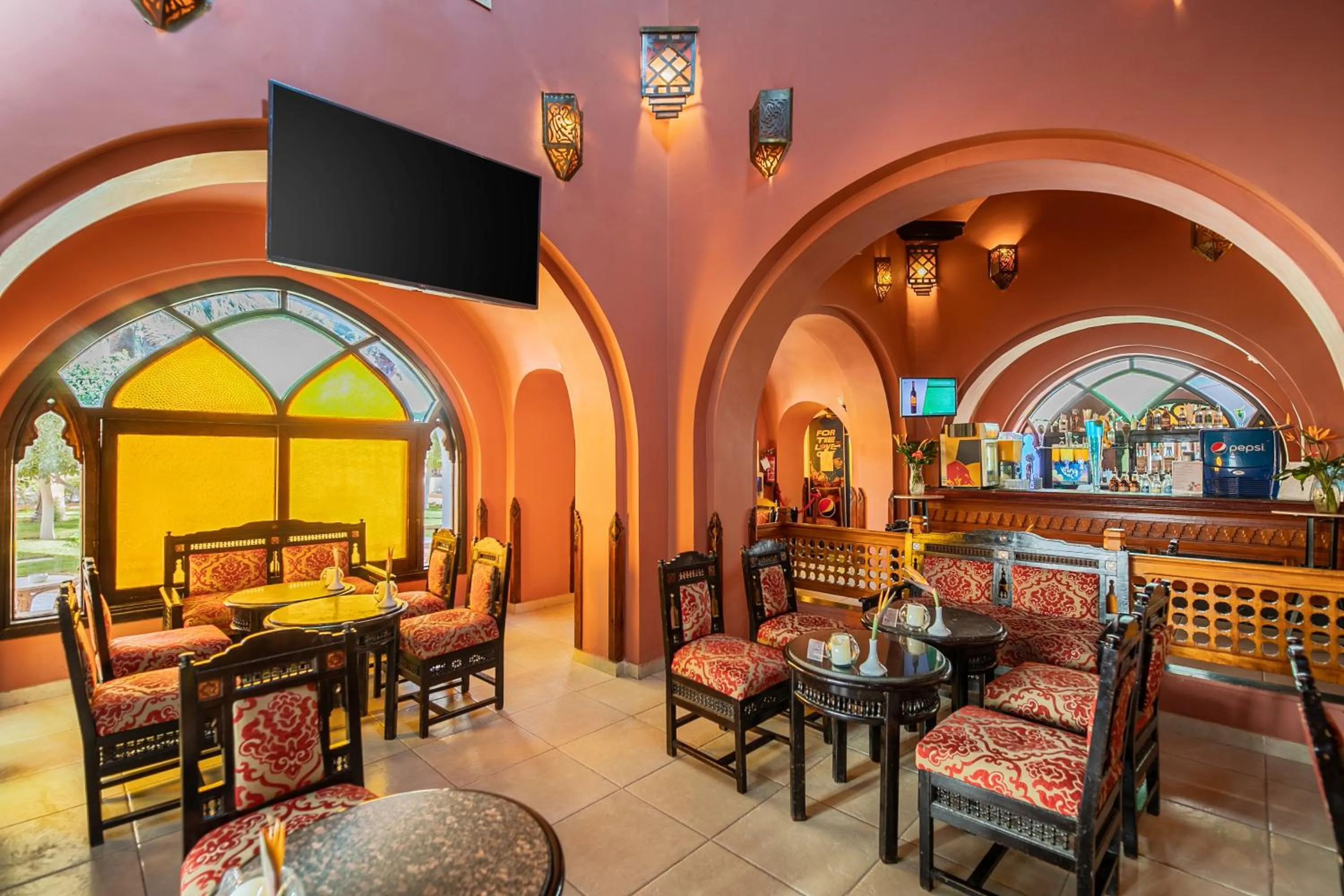 Seating area in Arabella Azur Resort