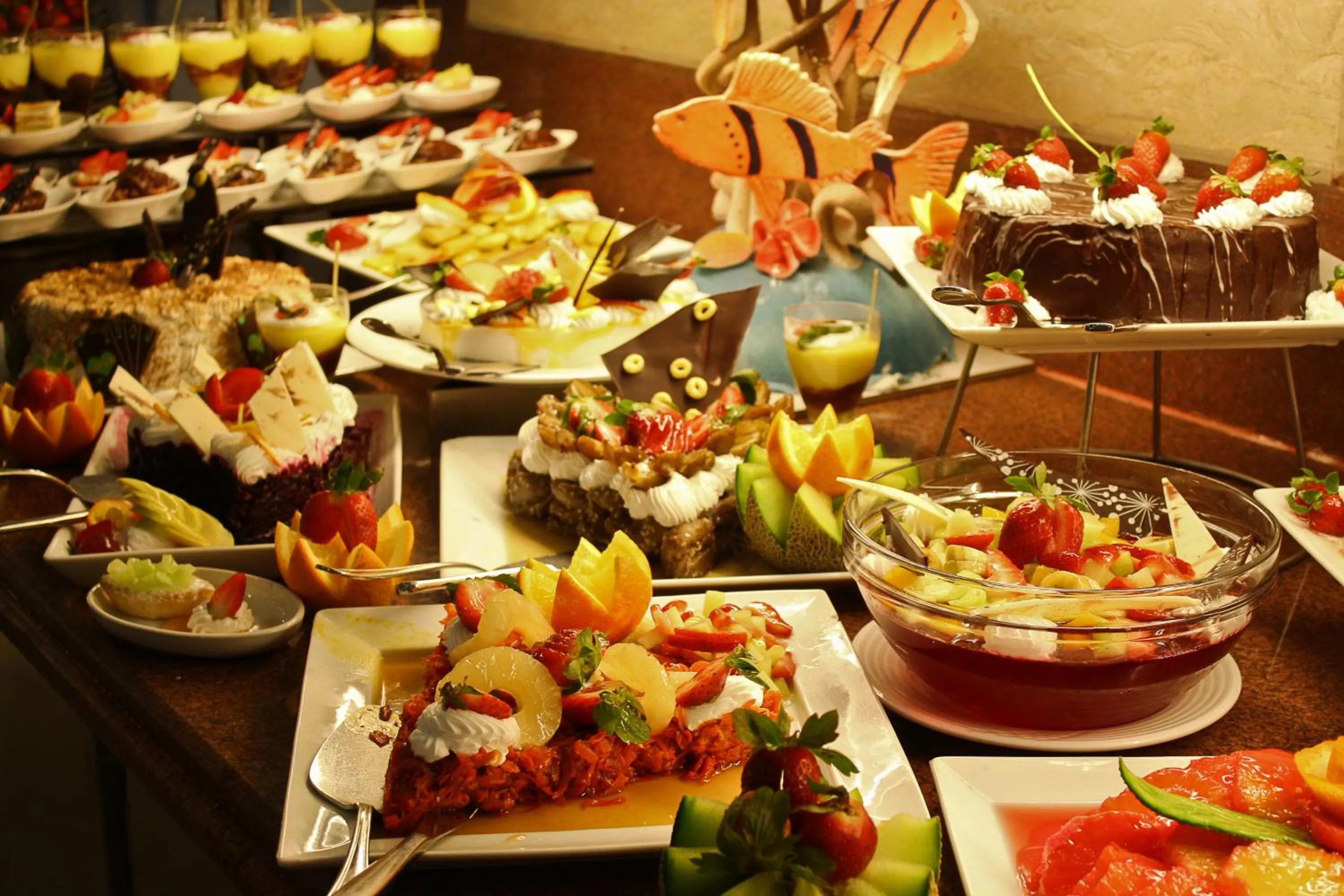 Buffet breakfast in Arabella Azur Resort