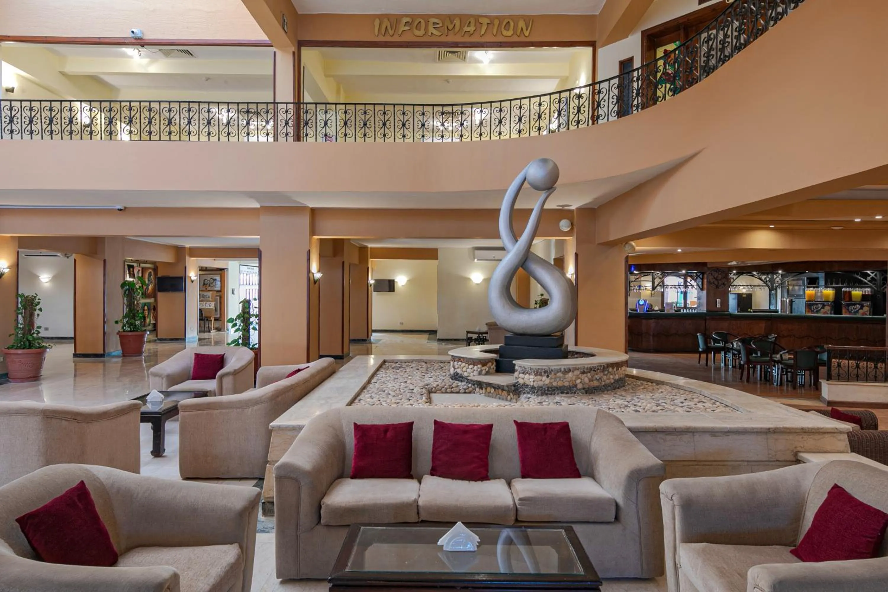 Seating area in Giftun Azur Resort