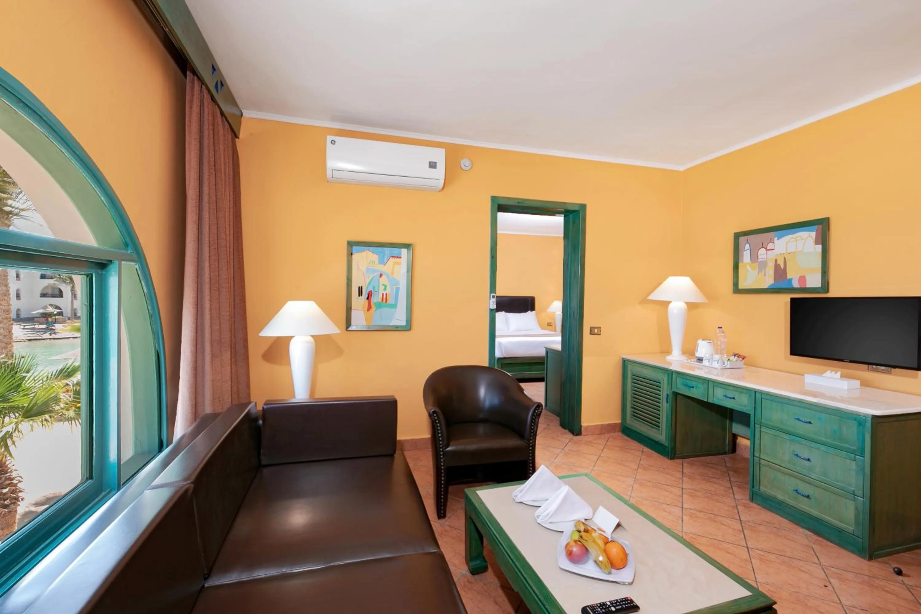 Living room in Arabia Azur Resort