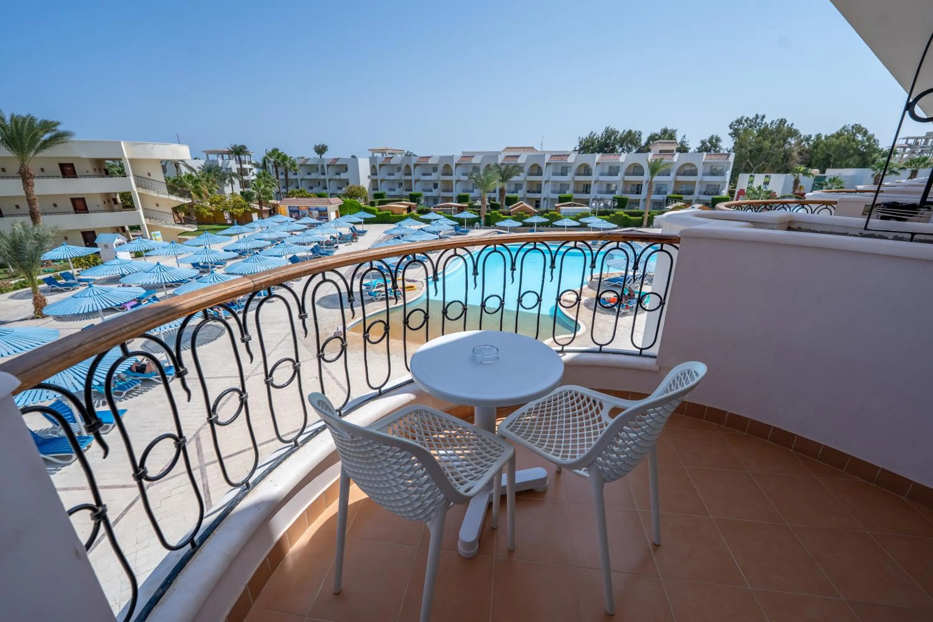 Pool view in JAZ Royal Palmariva