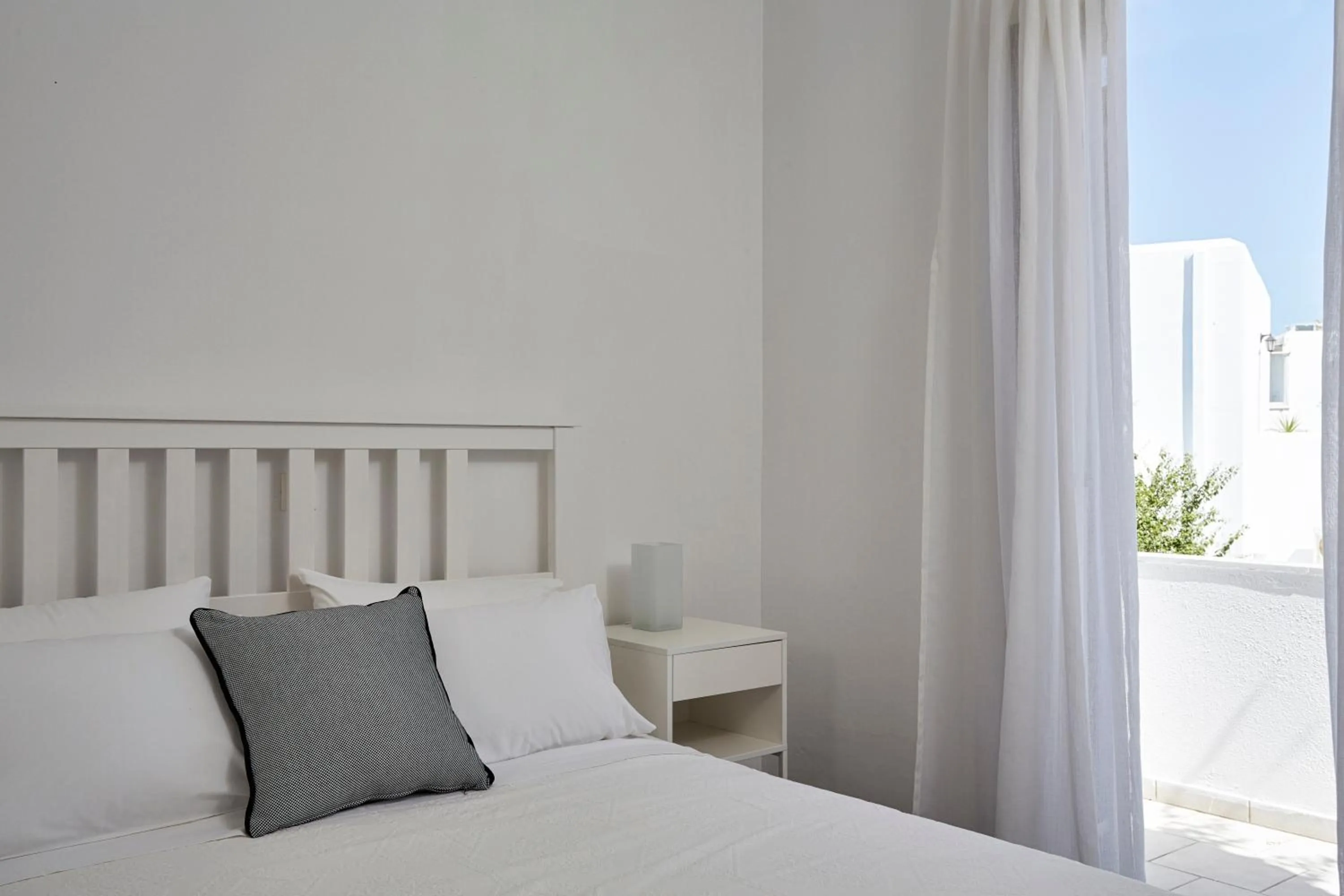 Decorative detail, Bed in Sunrise Paros