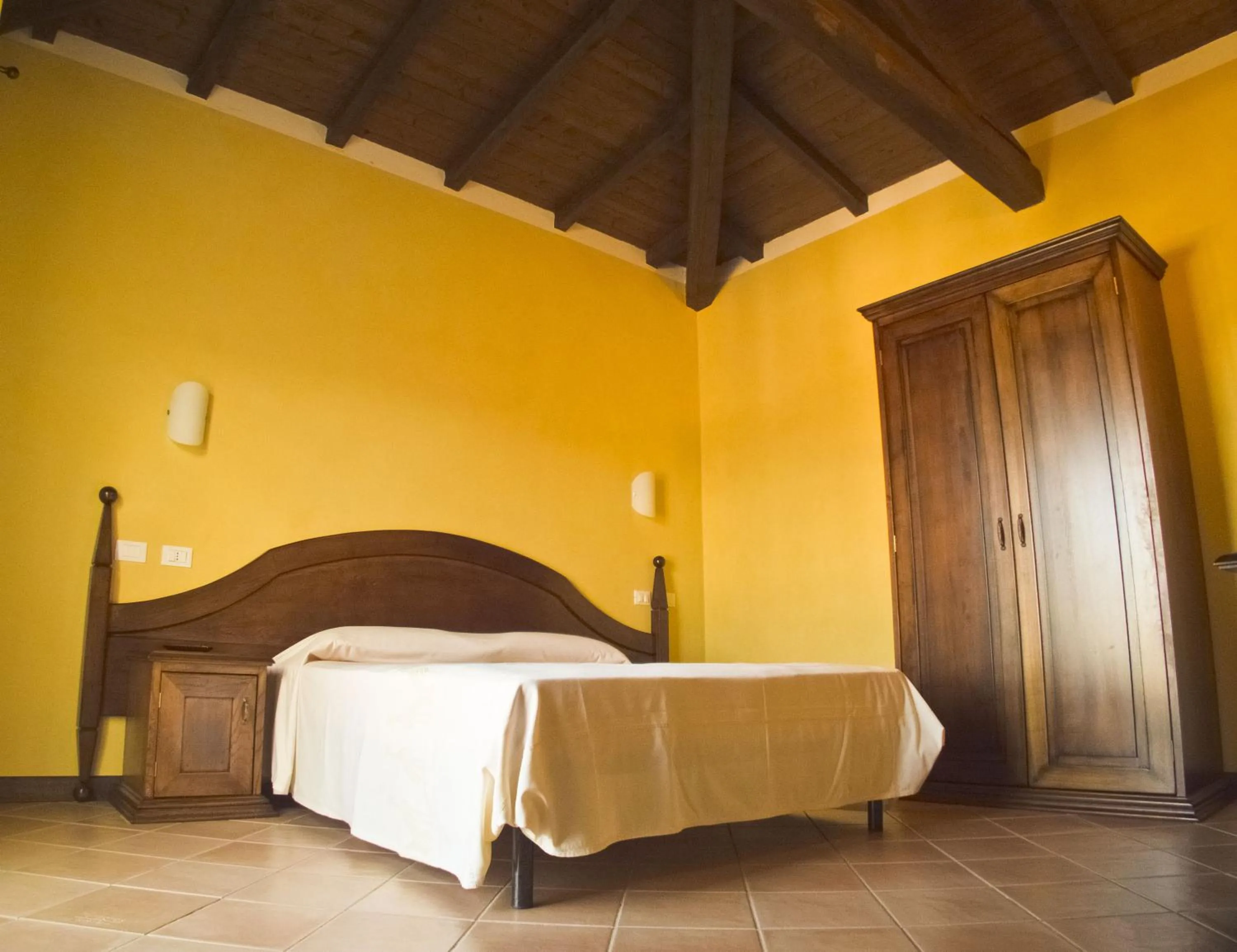 Bedroom, Bed in Tenuta Su Vrau