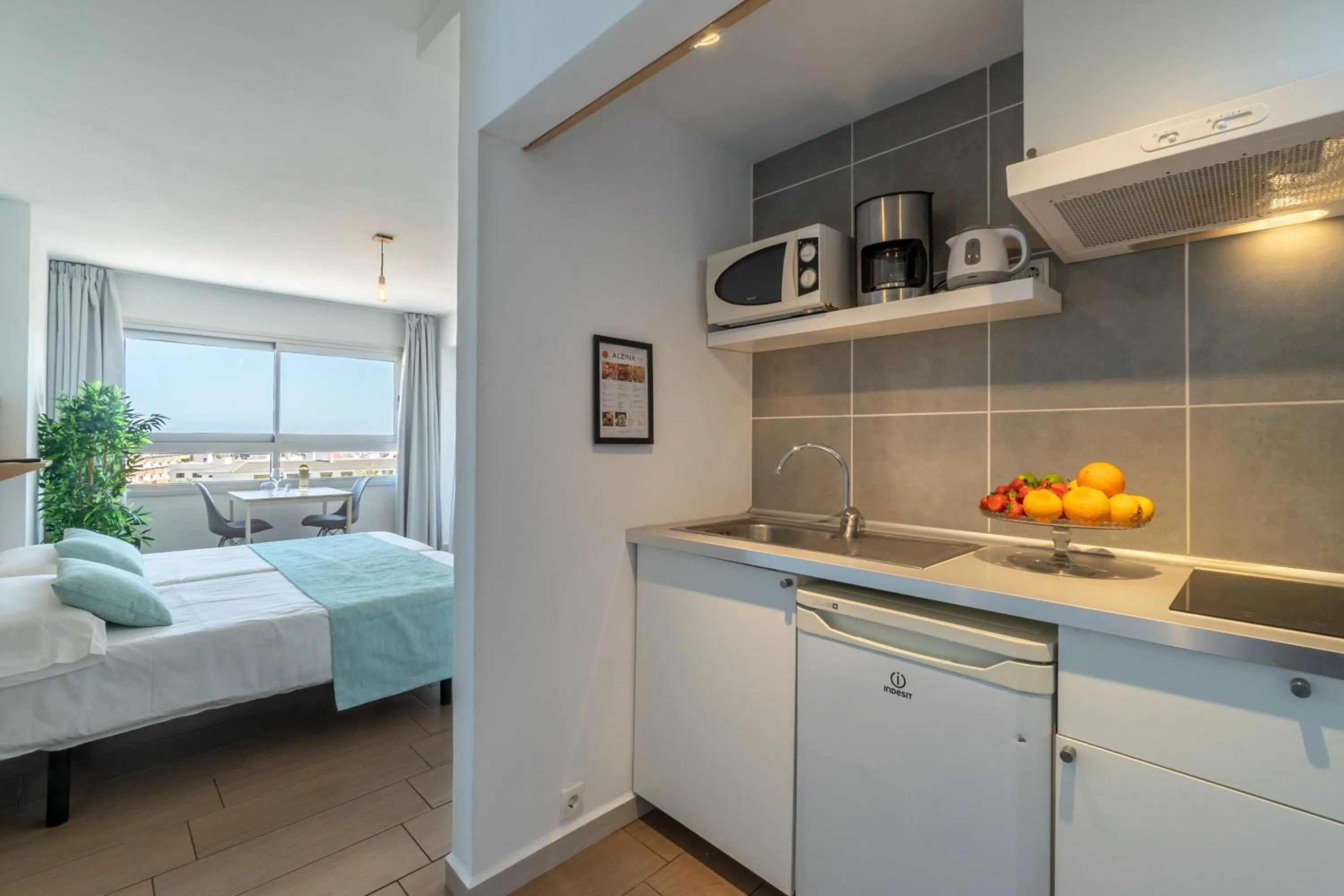 Bed in Apartaments La Perla Negra