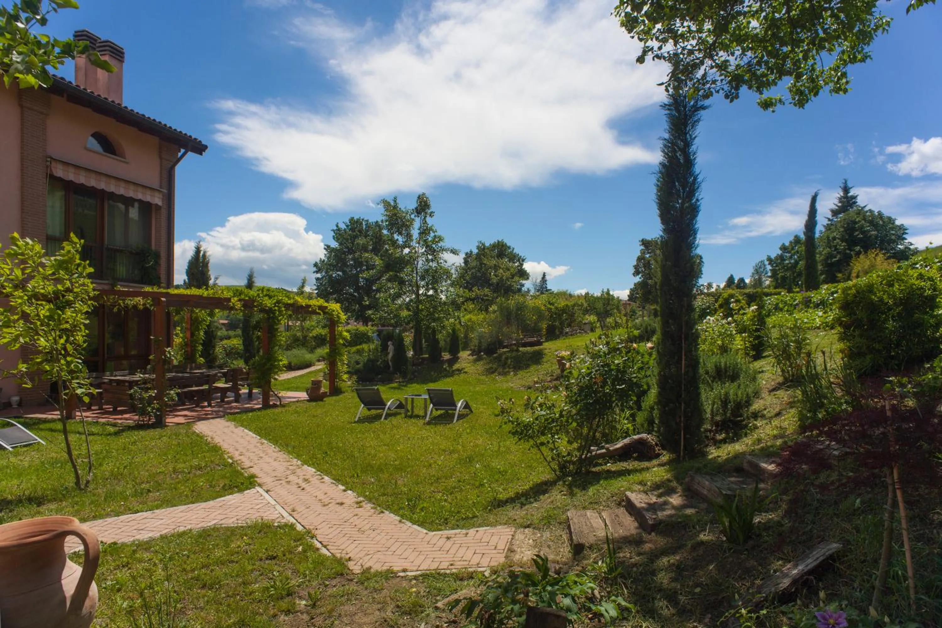 Garden in Agriturismo Il Cavicchio