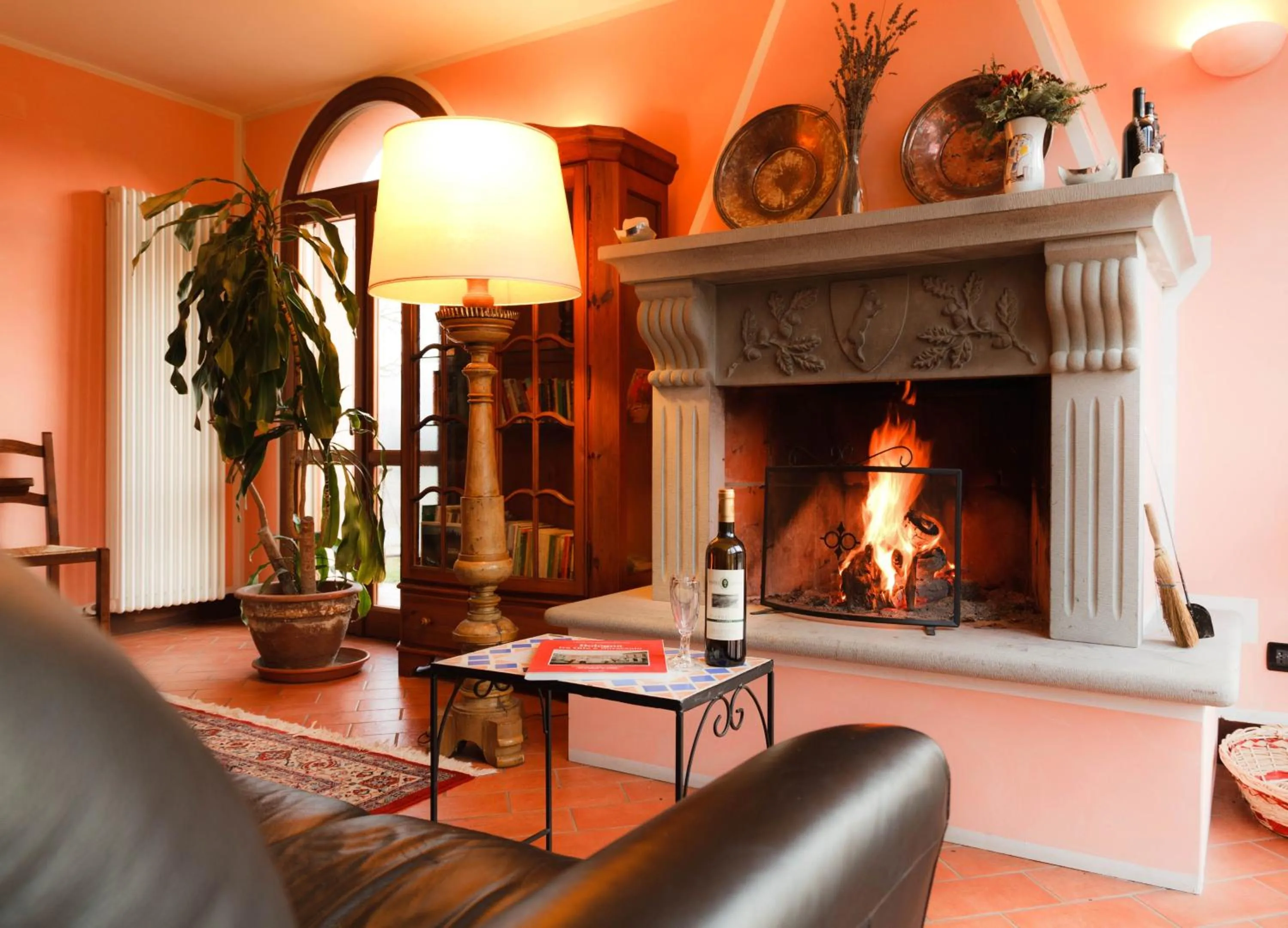 Communal lounge/ TV room in Agriturismo Il Cavicchio