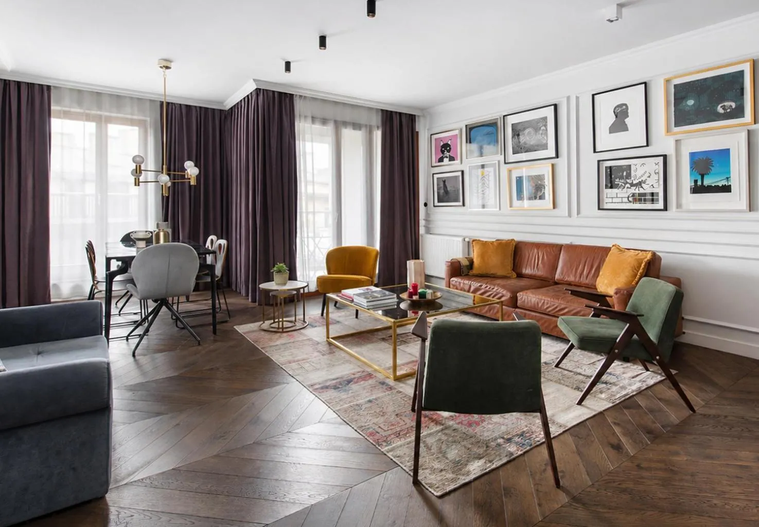 Living room in Harmonica Apartment - Trynitarska 6 street