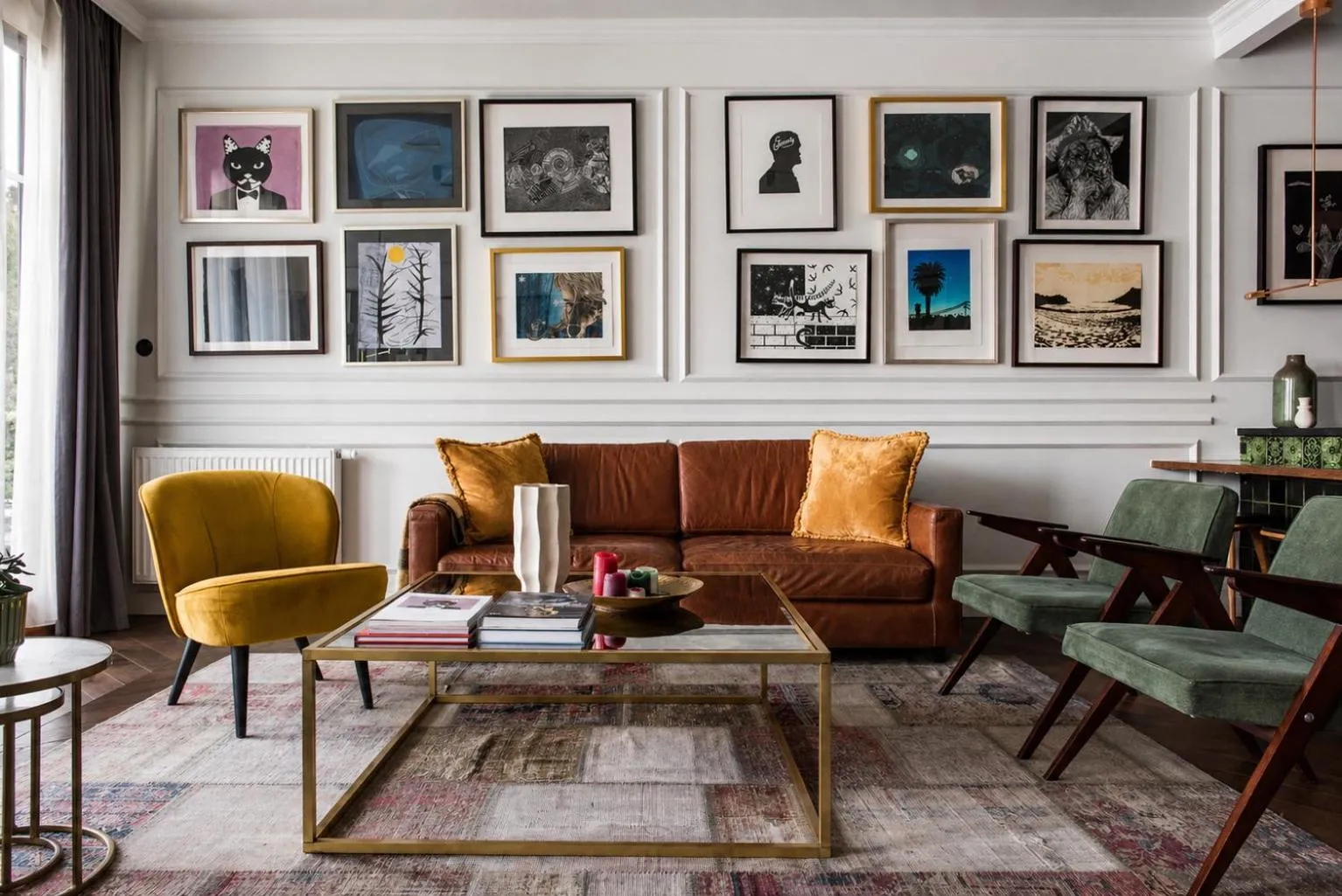 Living room in Harmonica Apartment - Trynitarska 6 street