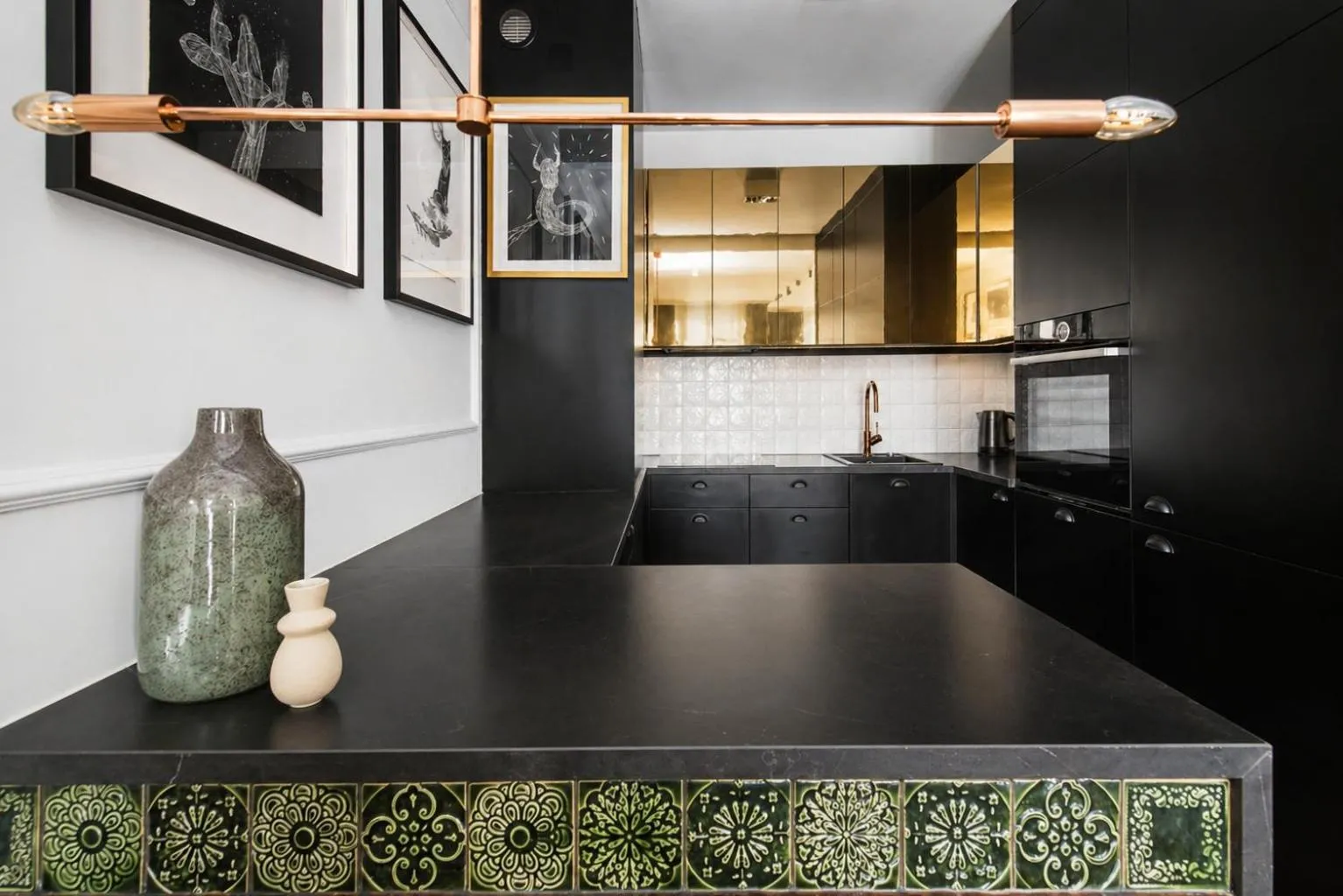 Kitchen or kitchenette in Harmonica Apartment - Trynitarska 6 street