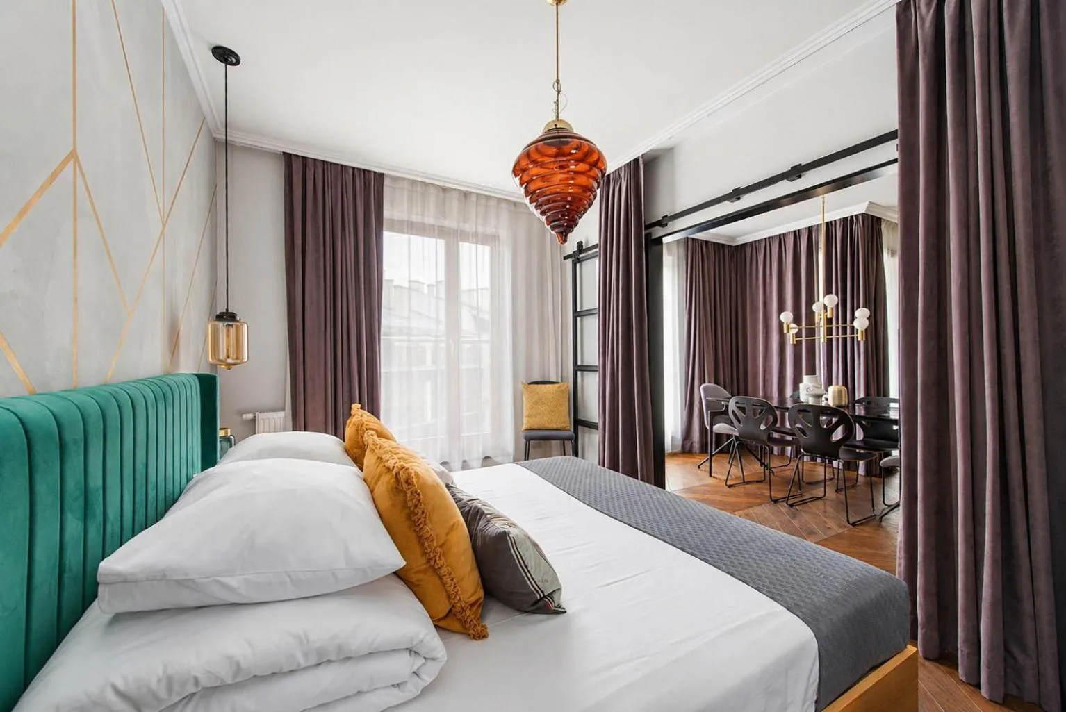 Bed in Harmonica Apartment - Trynitarska 6 street