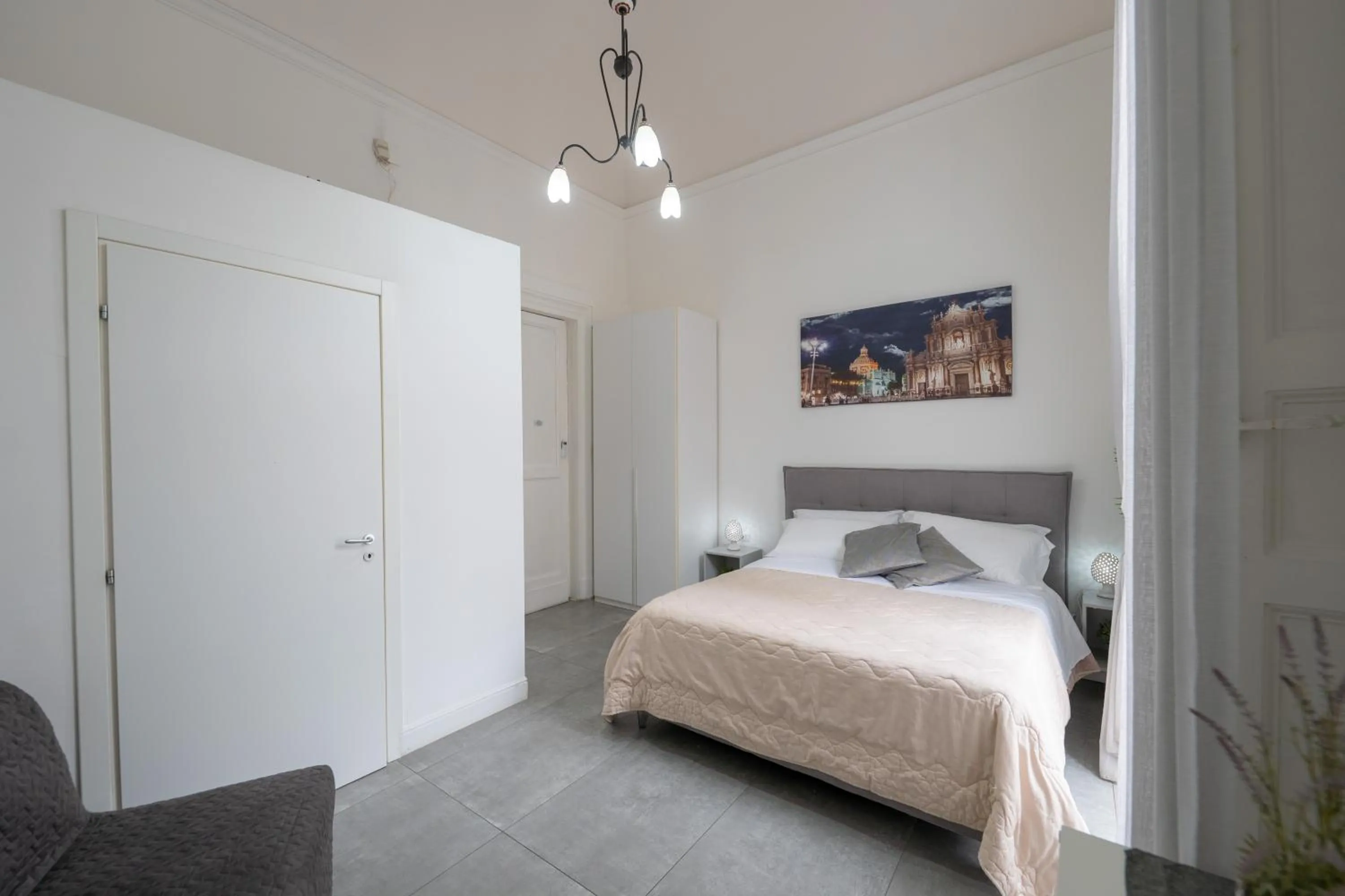 Bed in Palazzo Bruca Catania