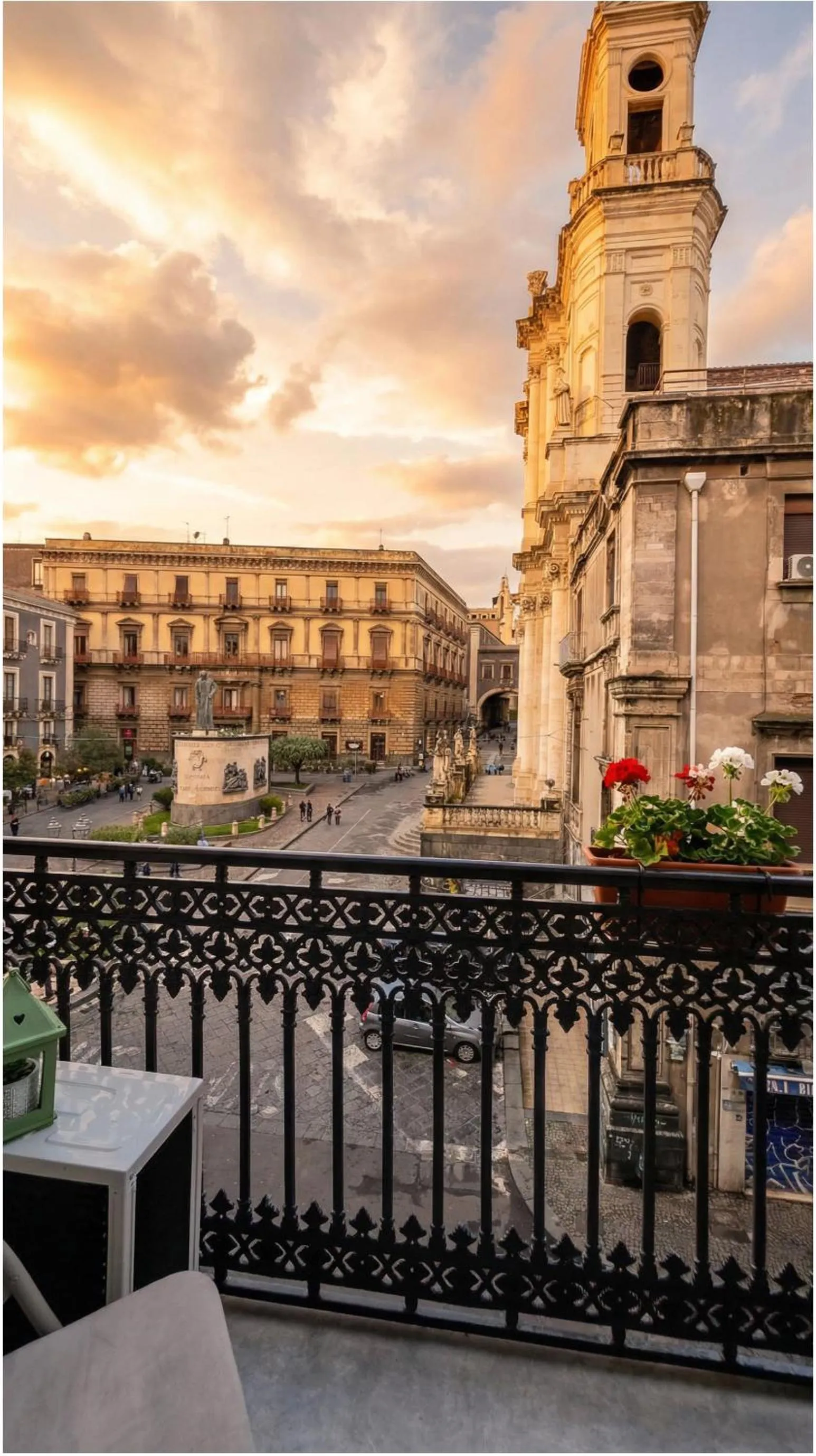 Balcony/Terrace in Palazzo Bruca Catania