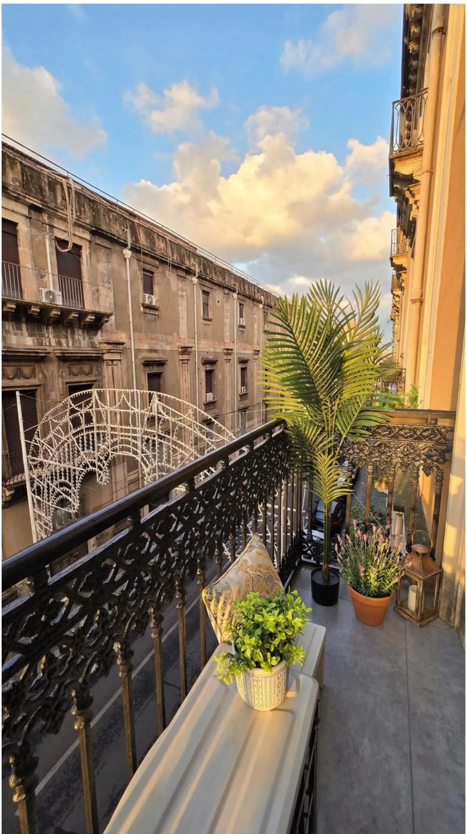 Balcony/Terrace in Palazzo Bruca Catania