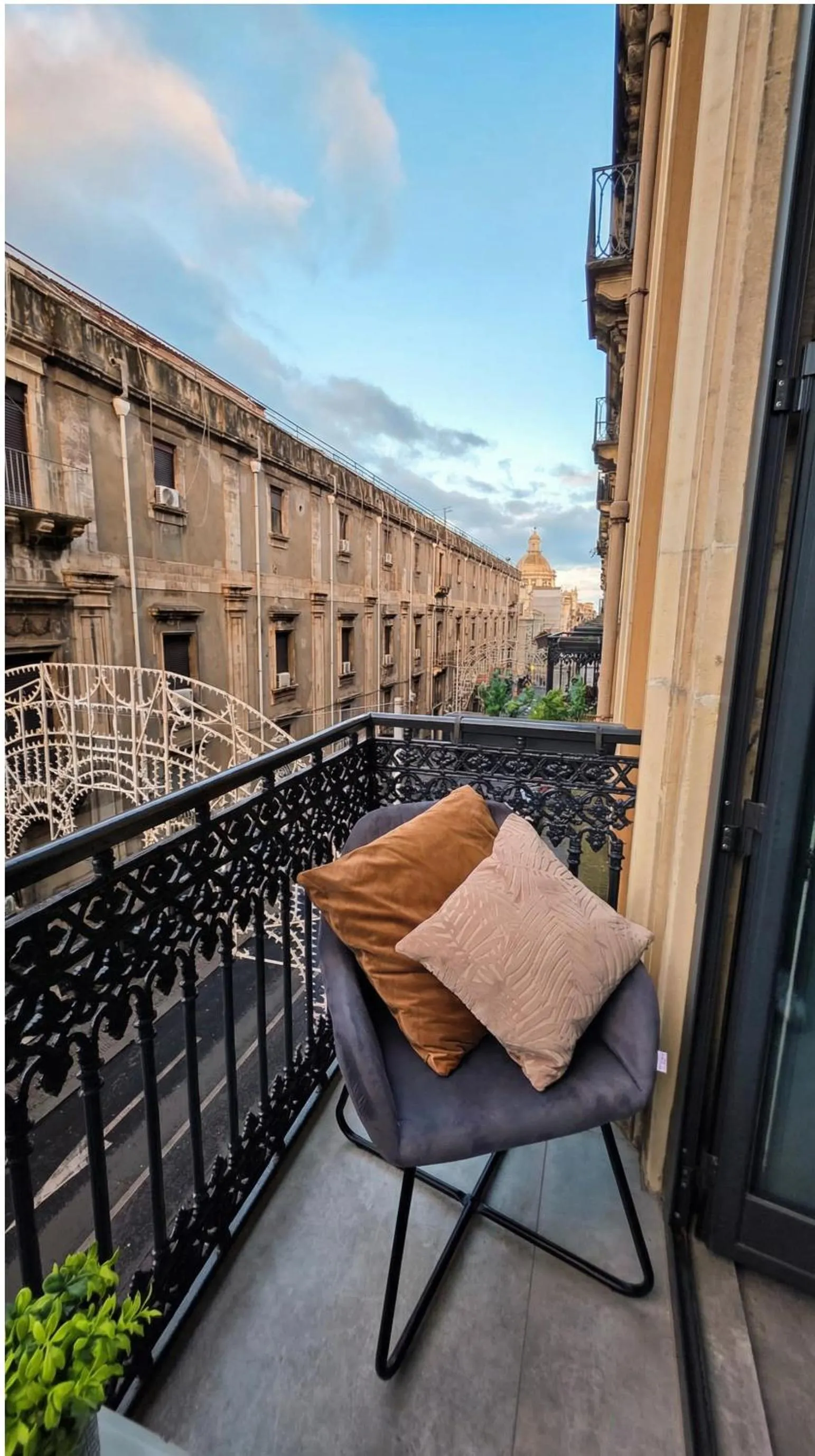 Balcony/Terrace in Palazzo Bruca Catania