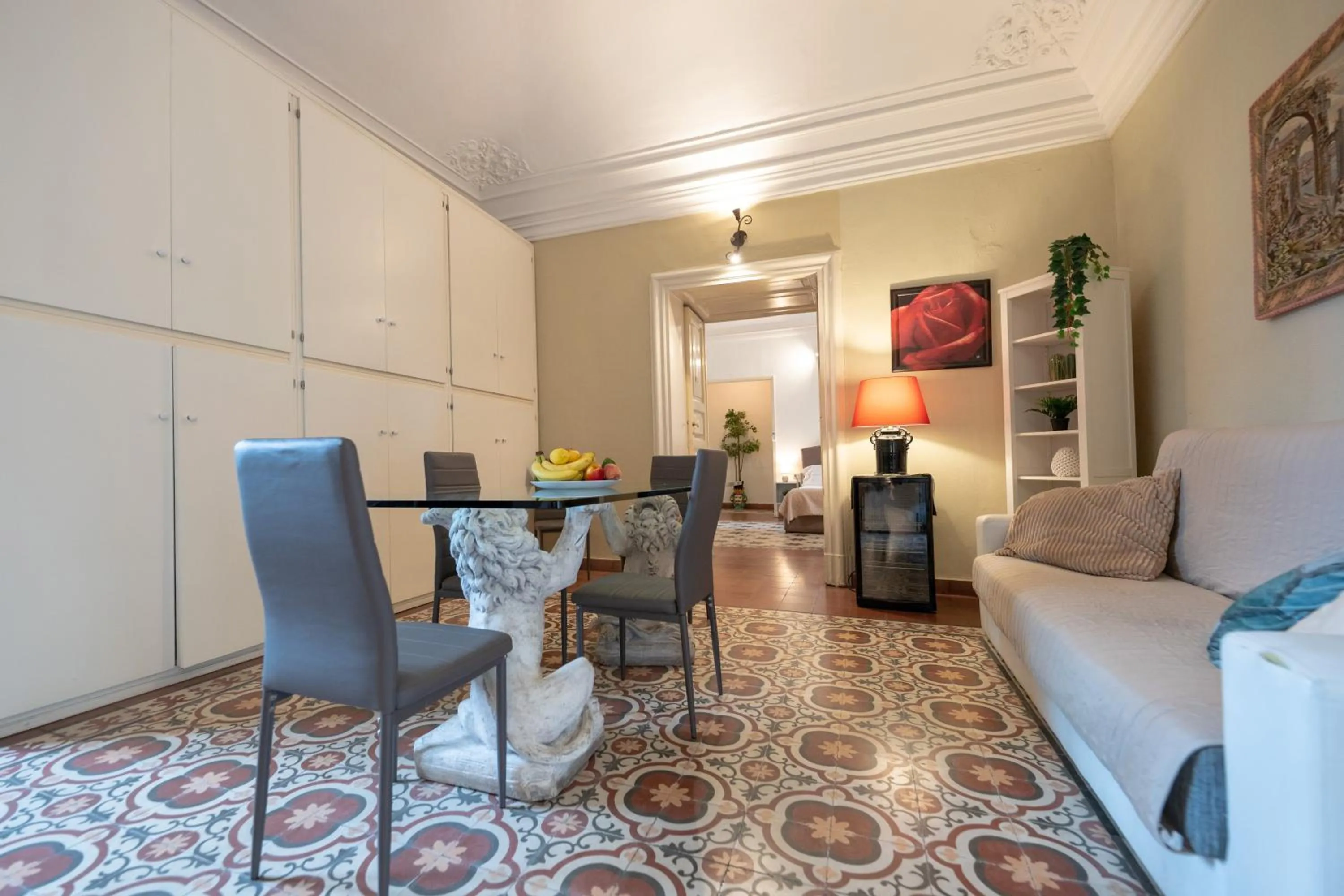 Living room in Palazzo Bruca Catania