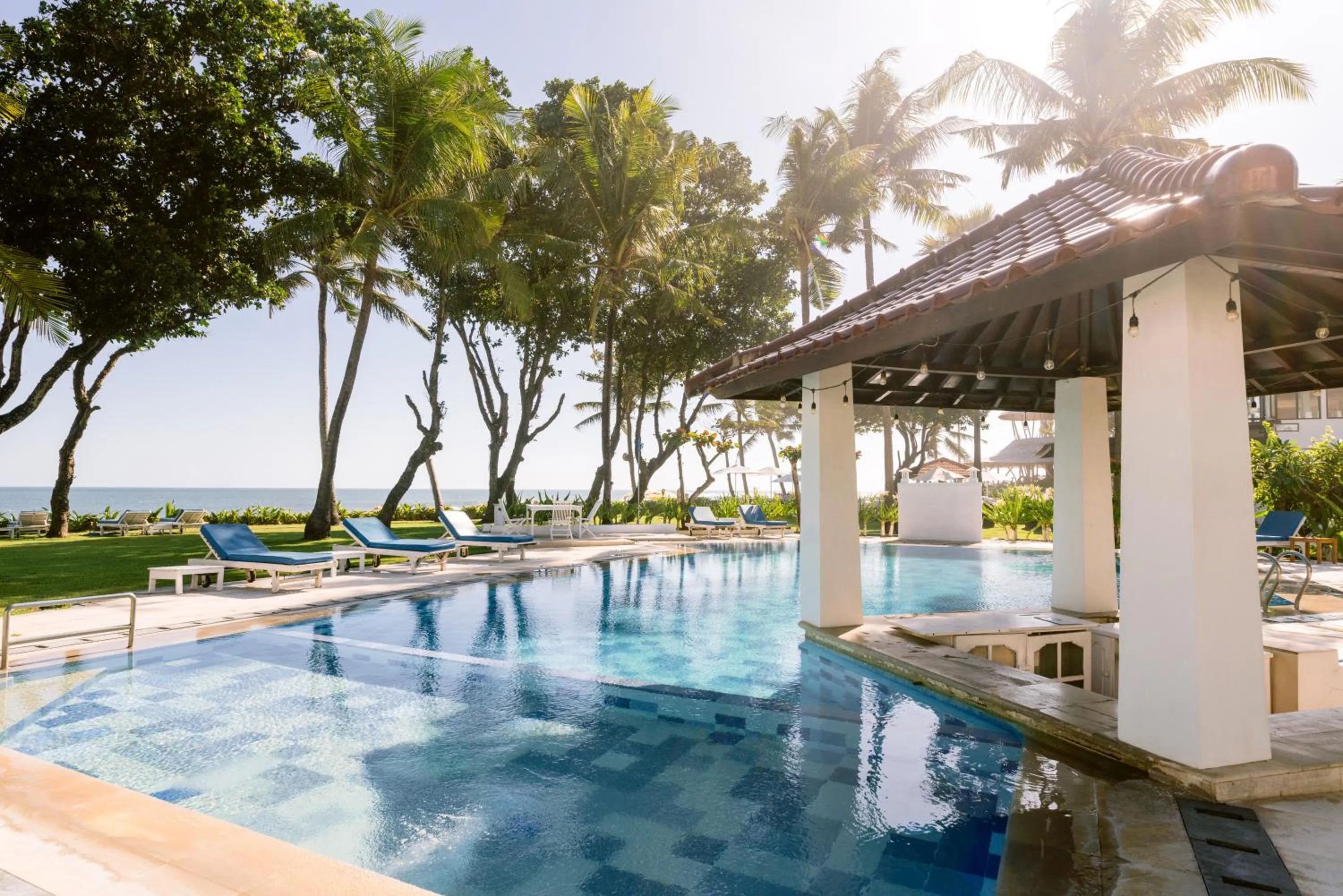 Pool view in Legong Keraton Beach Hotel