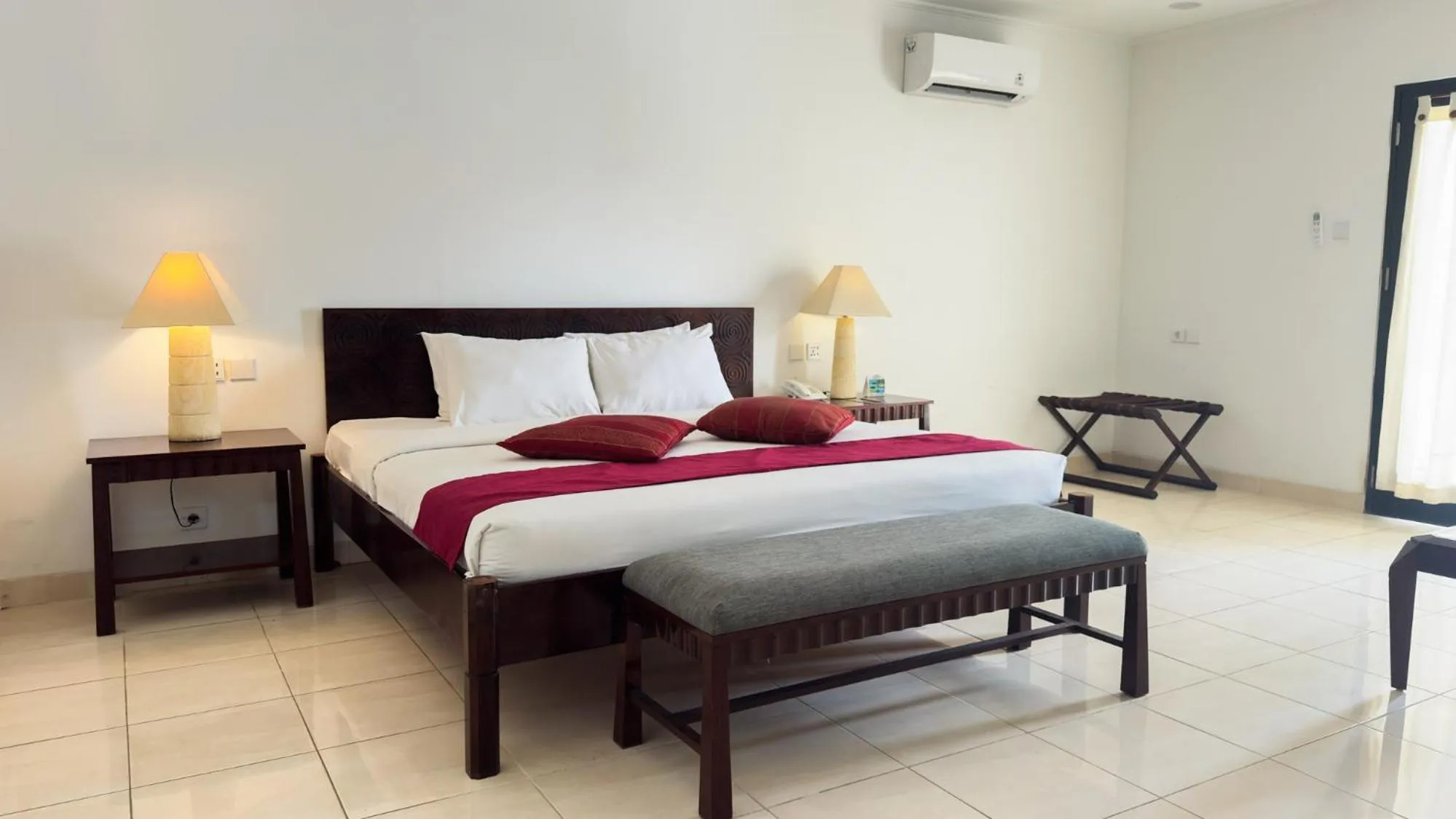 Bed in Legong Keraton Beach Hotel