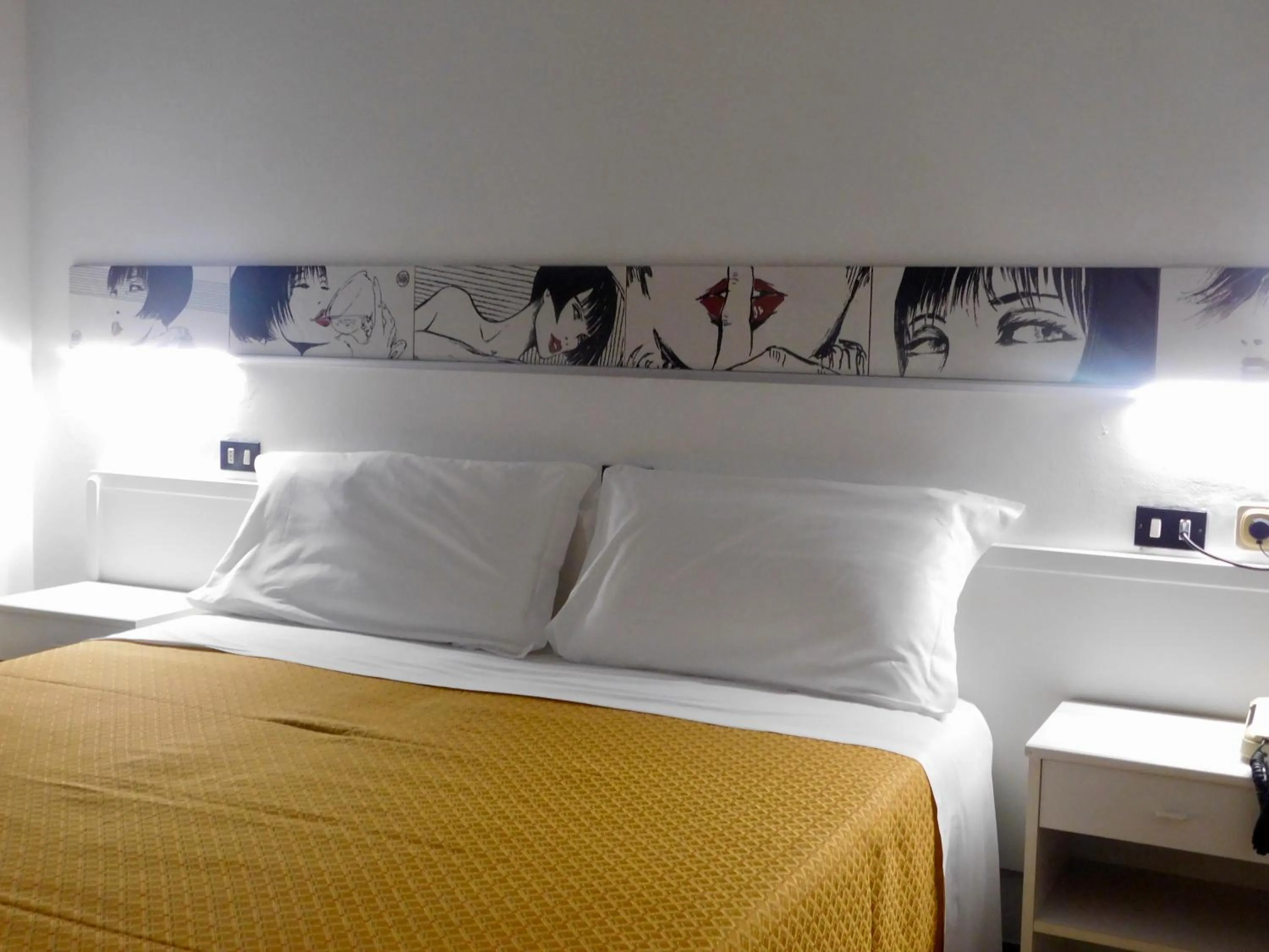 Bed in Hotel Dolores