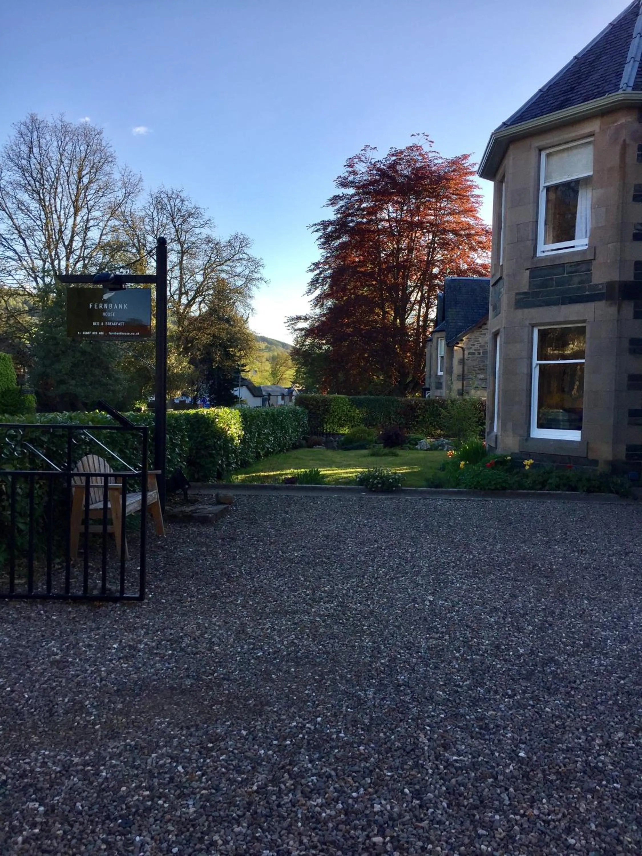 Facade/entrance in Fernbank House