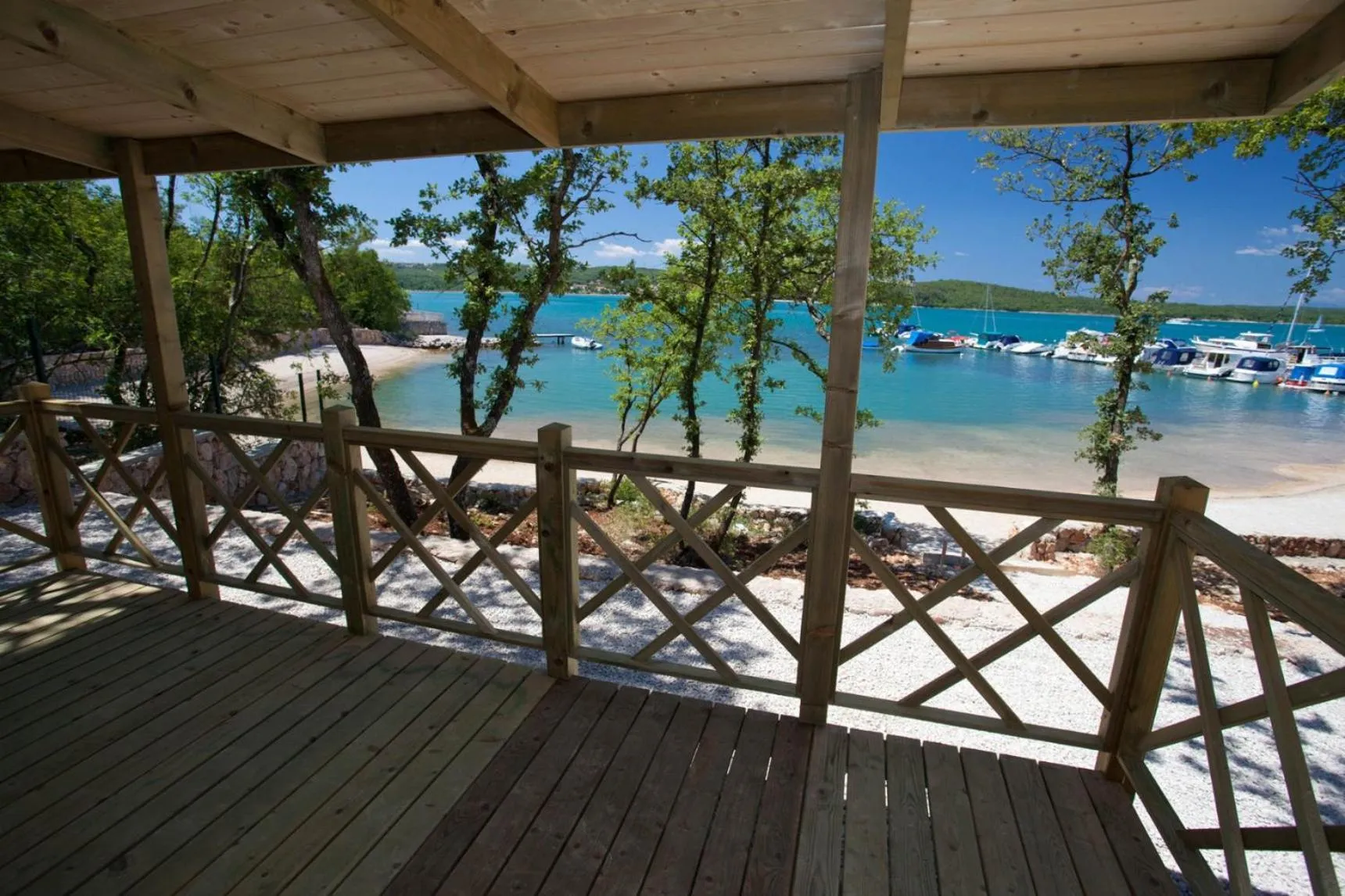 Balcony/Terrace in Krk Mobile Homes