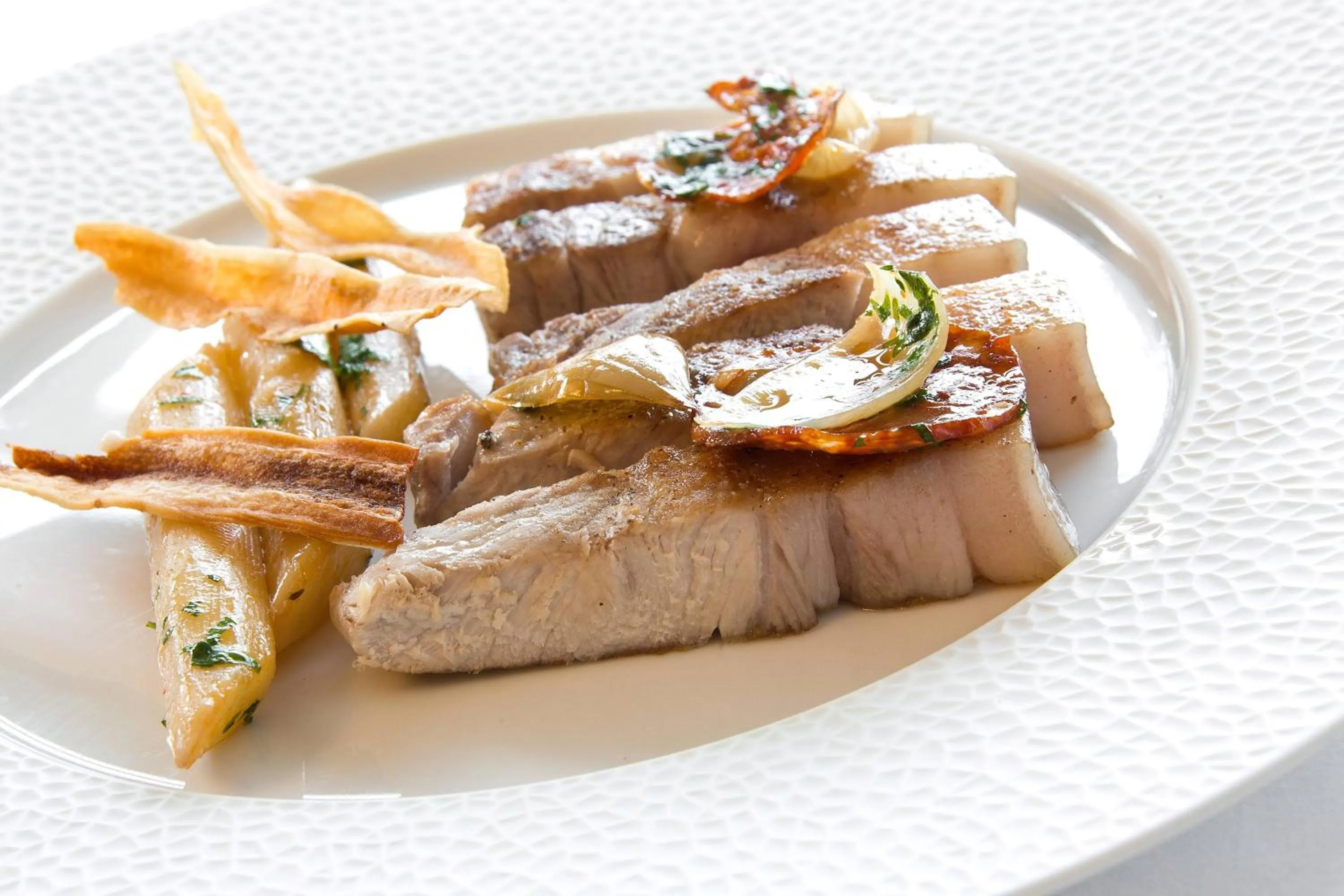 Food close-up in Chateau Le Prieuré Saumur - La Maison Younan