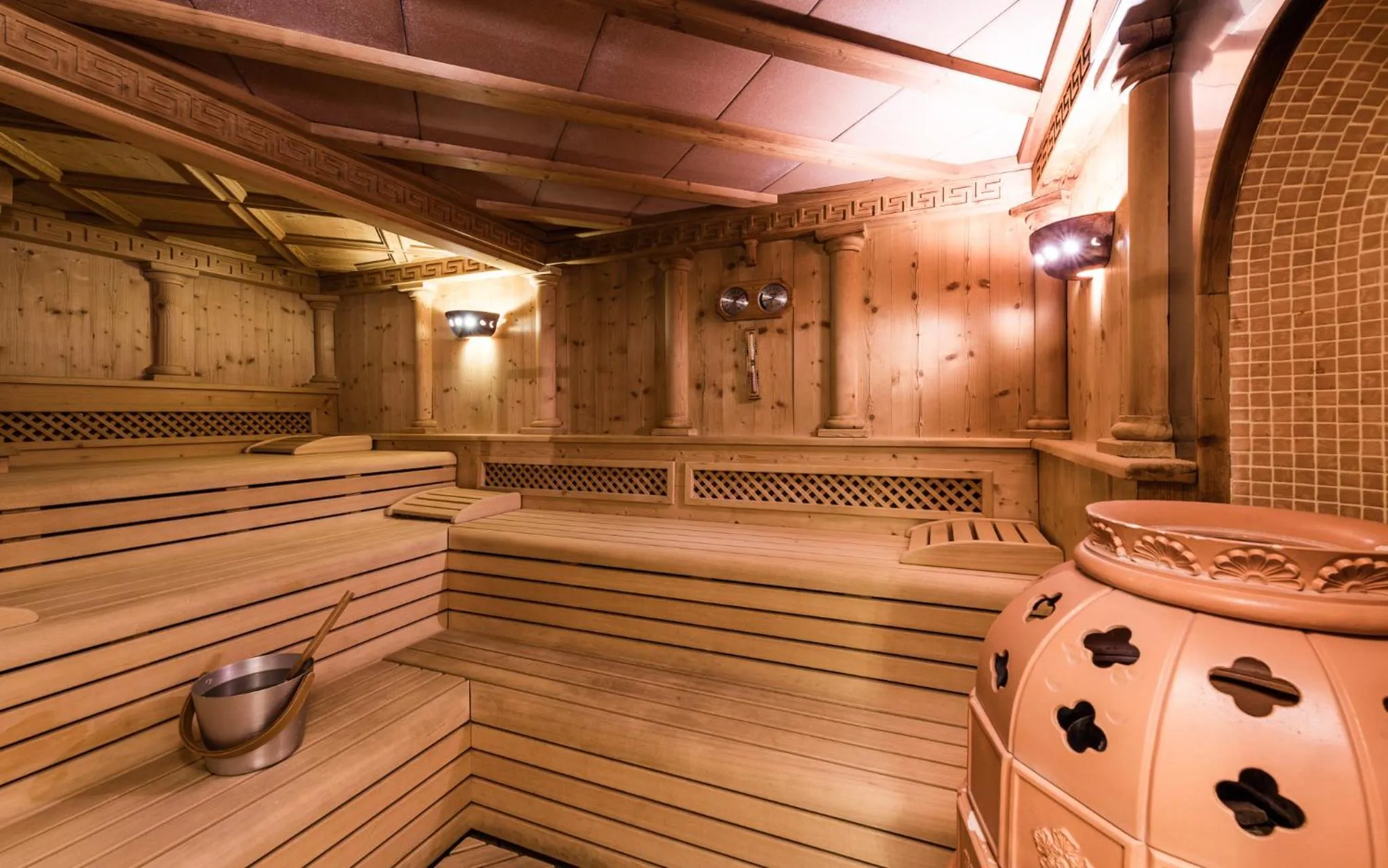 Sauna in Sporthotel Exclusive