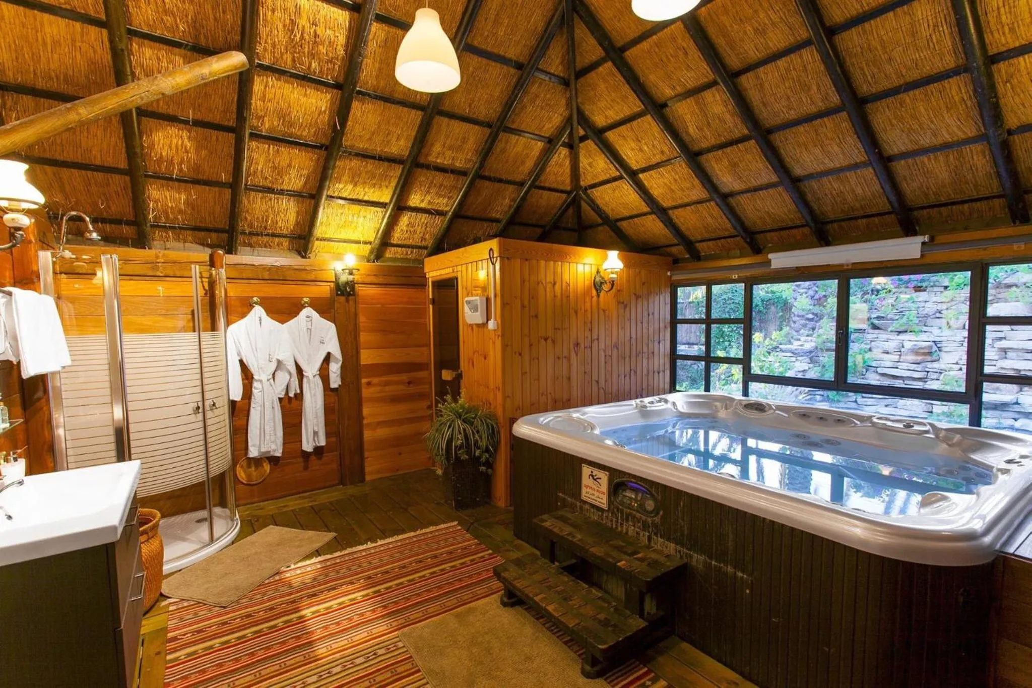 Shower in Out of Africa Resort