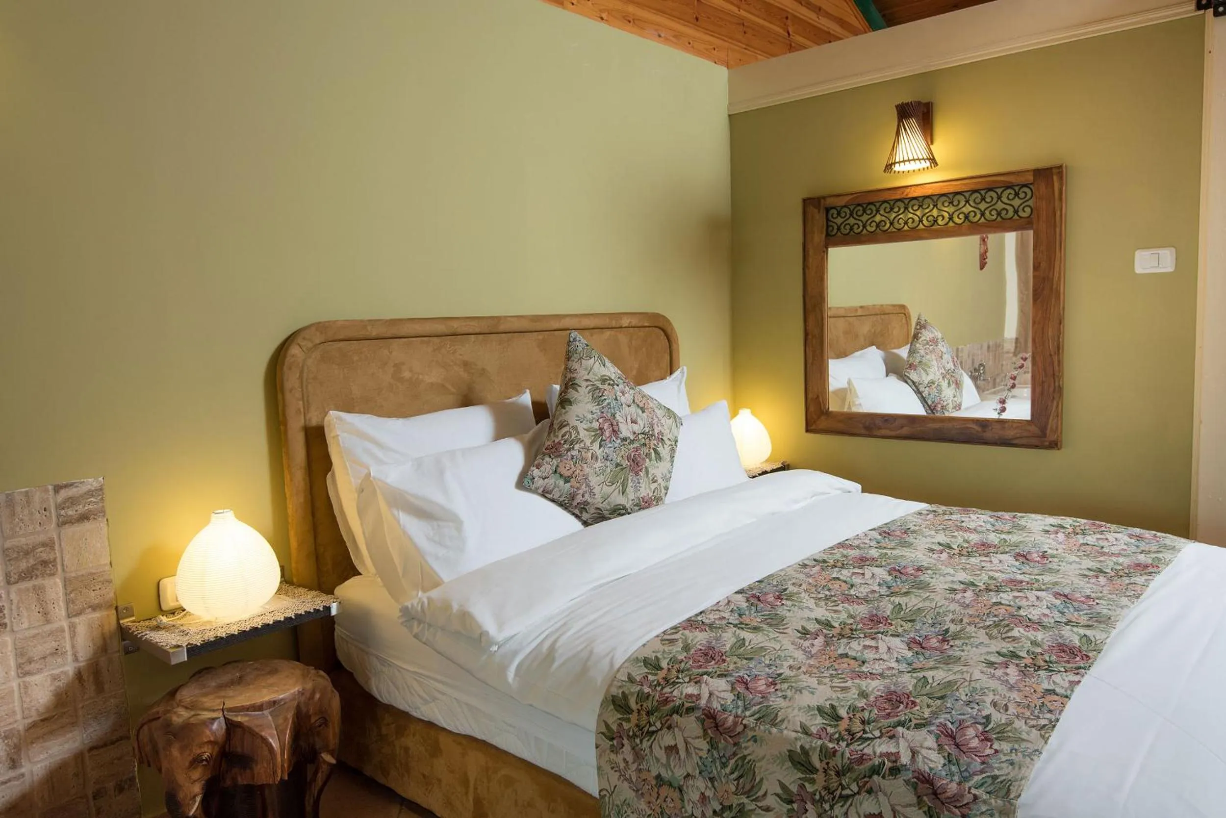 Bed in Out of Africa Resort