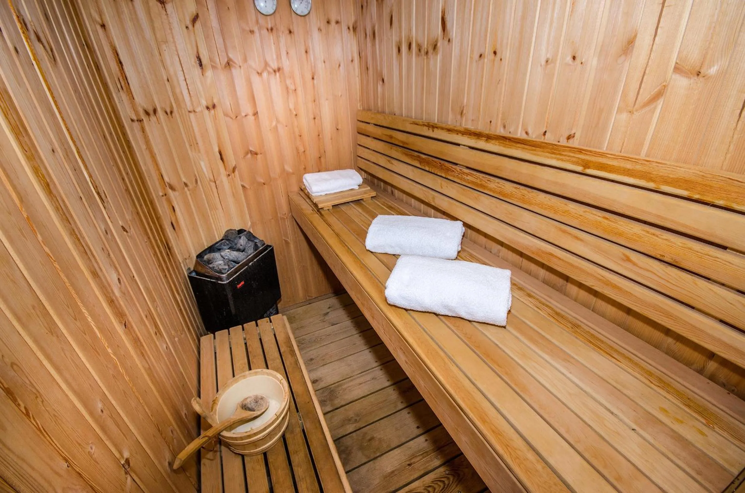 Sauna in Out of Africa Resort